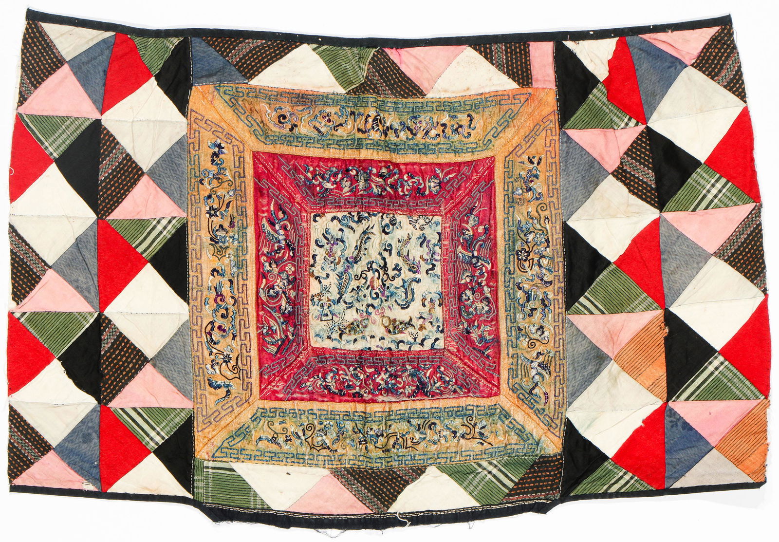 Zhuang Baby Carrier, China, Mid 20th C. (1 of 3)