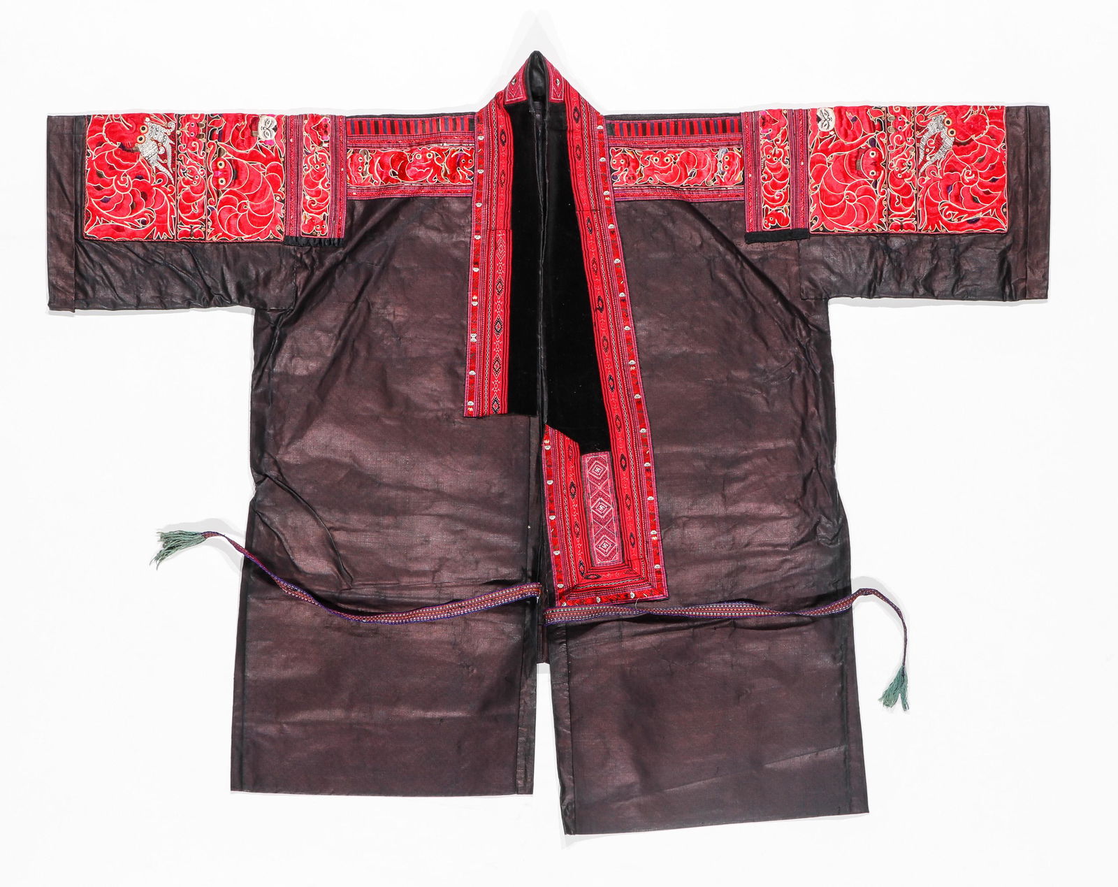 Miao Indigo-Dyed Embroidered Jacket, China, 20th C. (1 of 5)