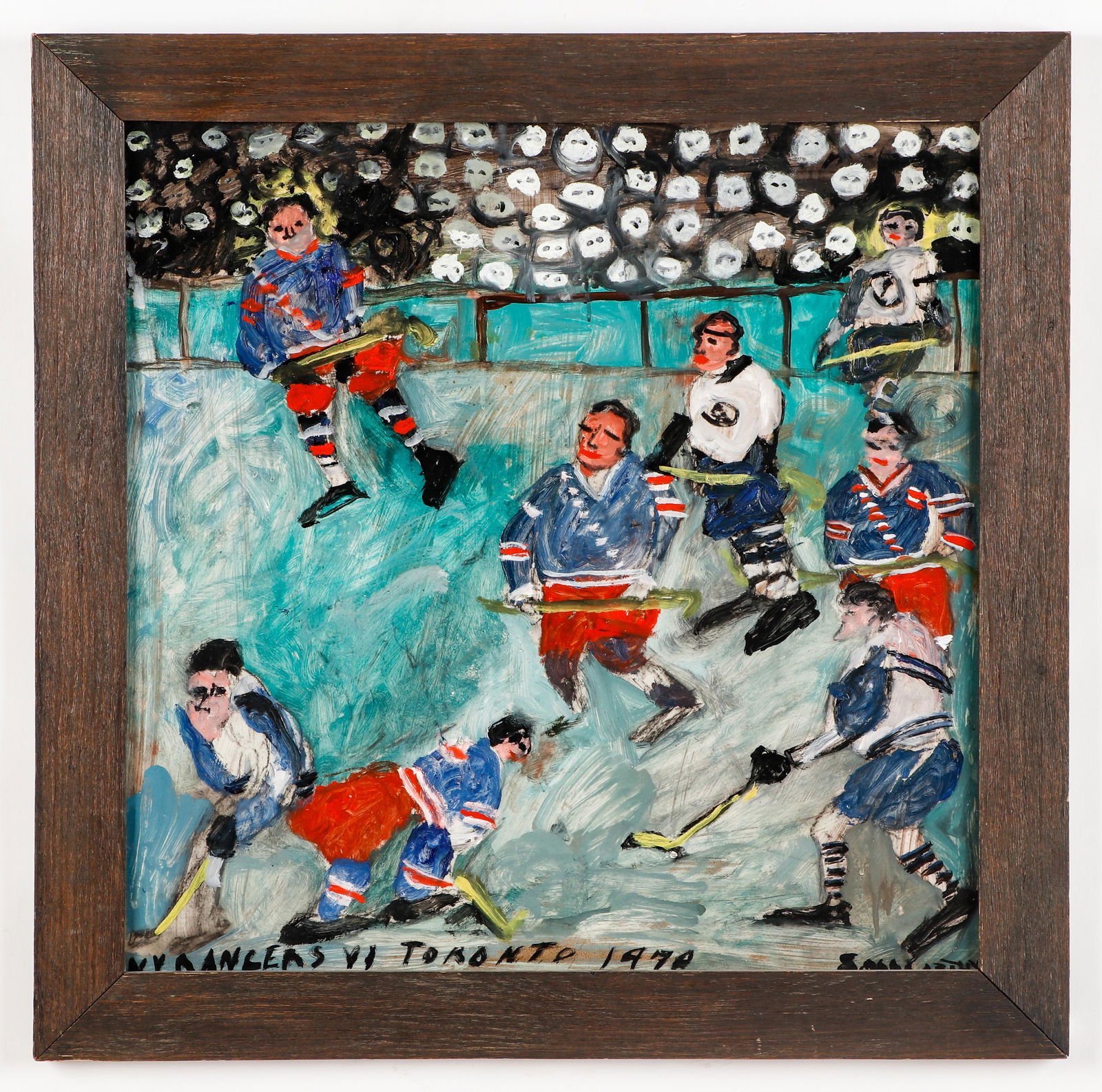 Justin McCarthy (1892-1977) "NY Rangers vs Toronto" (1 of 3)