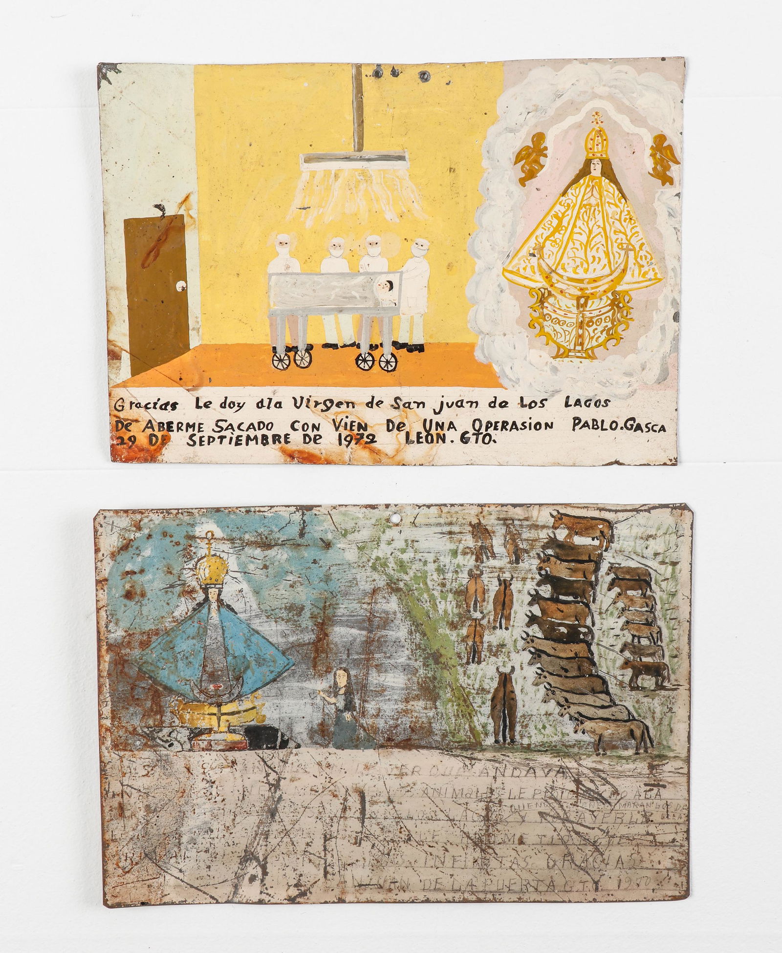 2 Mexican Retablos, 20th C. (1 of 2)