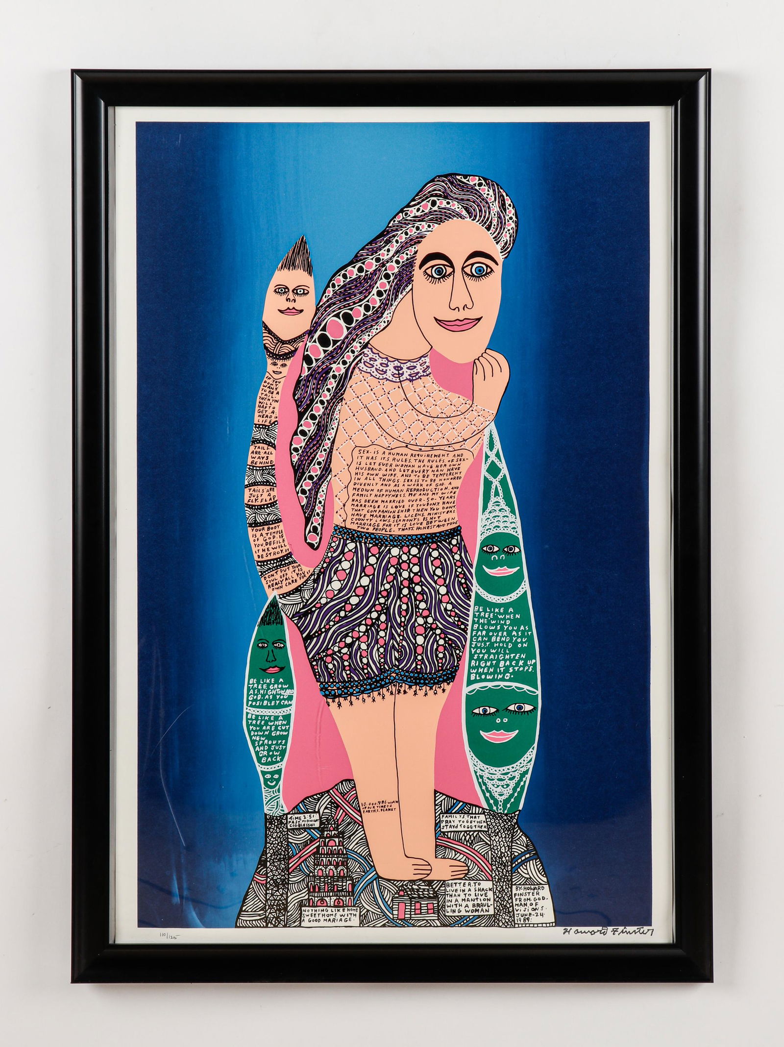 Howard Finster (1916-2001) "Rules of Sex" (1 of 3)