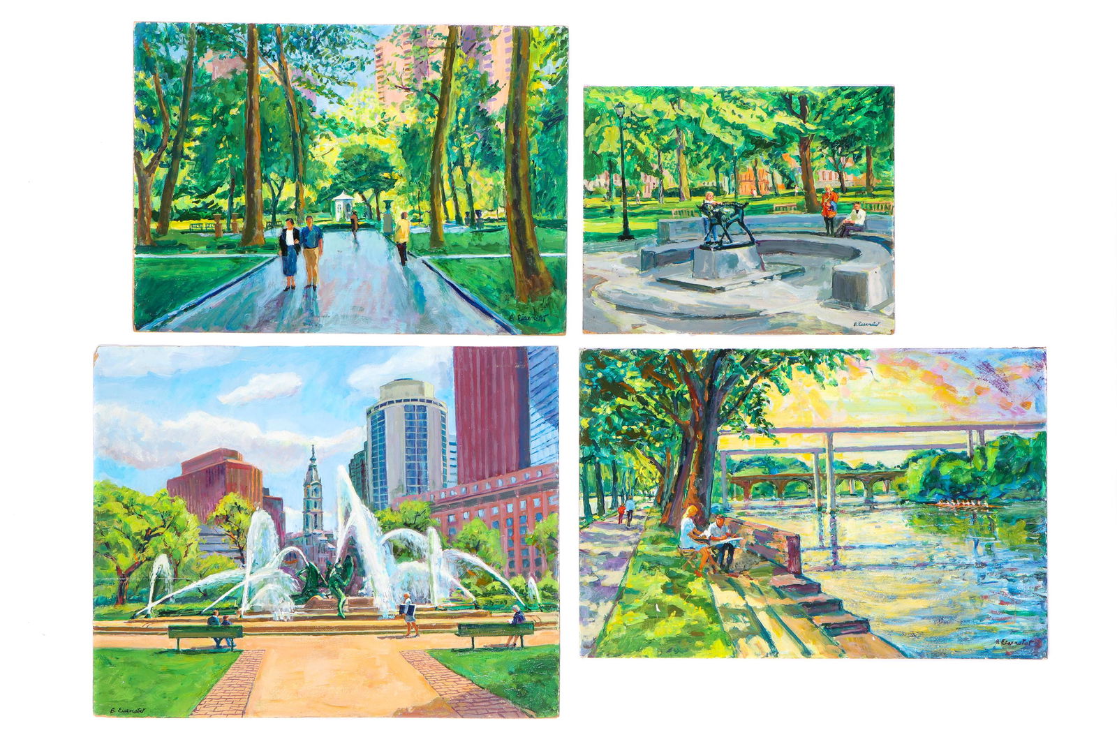 Benjamin Eisenstat (1915-2001) 4 Works (1 of 6)