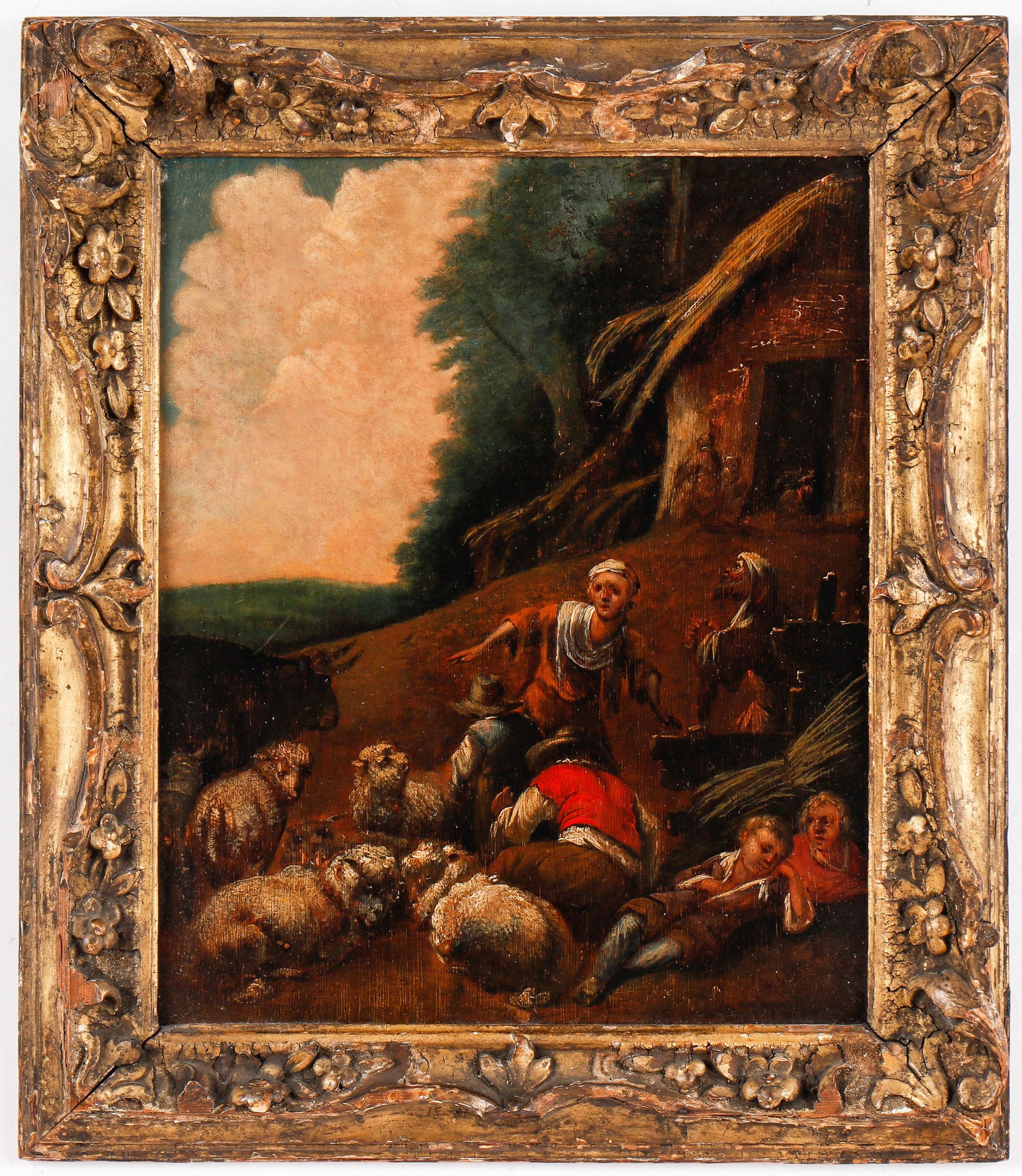 Antique European School Painting (1 of 2)