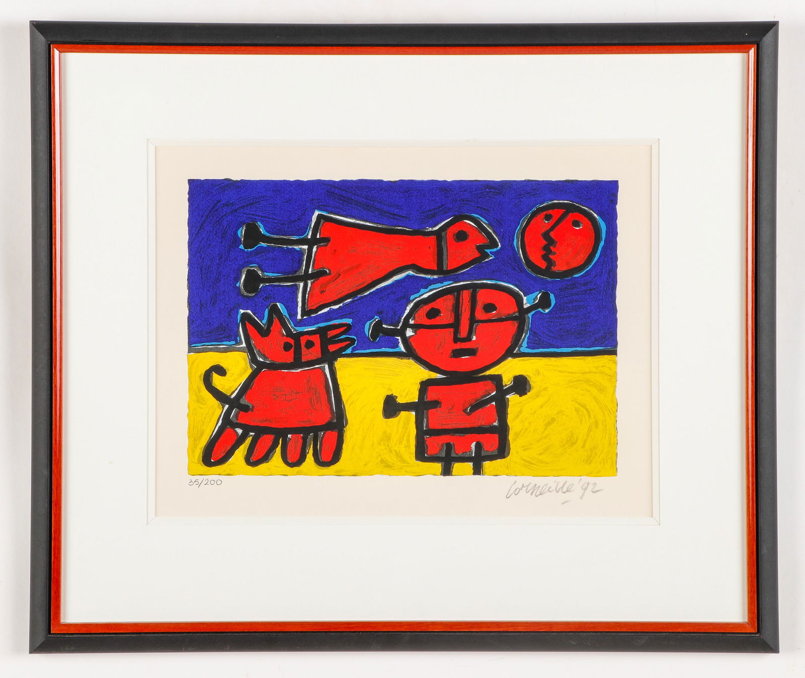 Corneille (aka Guillaume Cornelis van Beverloo) (Dutch, 1922-2010) (1 of 3)