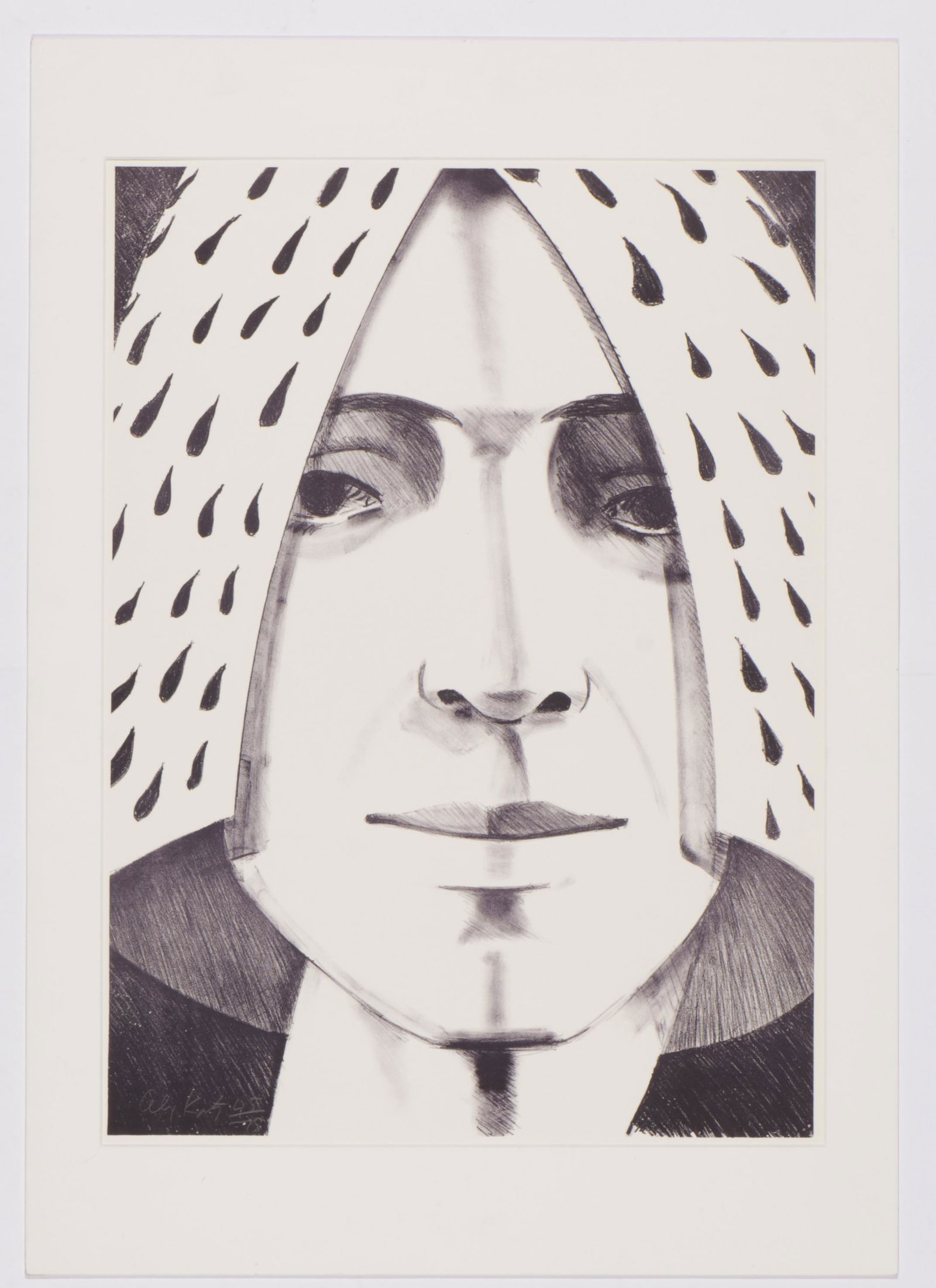 Alex Katz (b. 1927) "Skowhegan Costume Ball", ed. 75 (1 of 5)