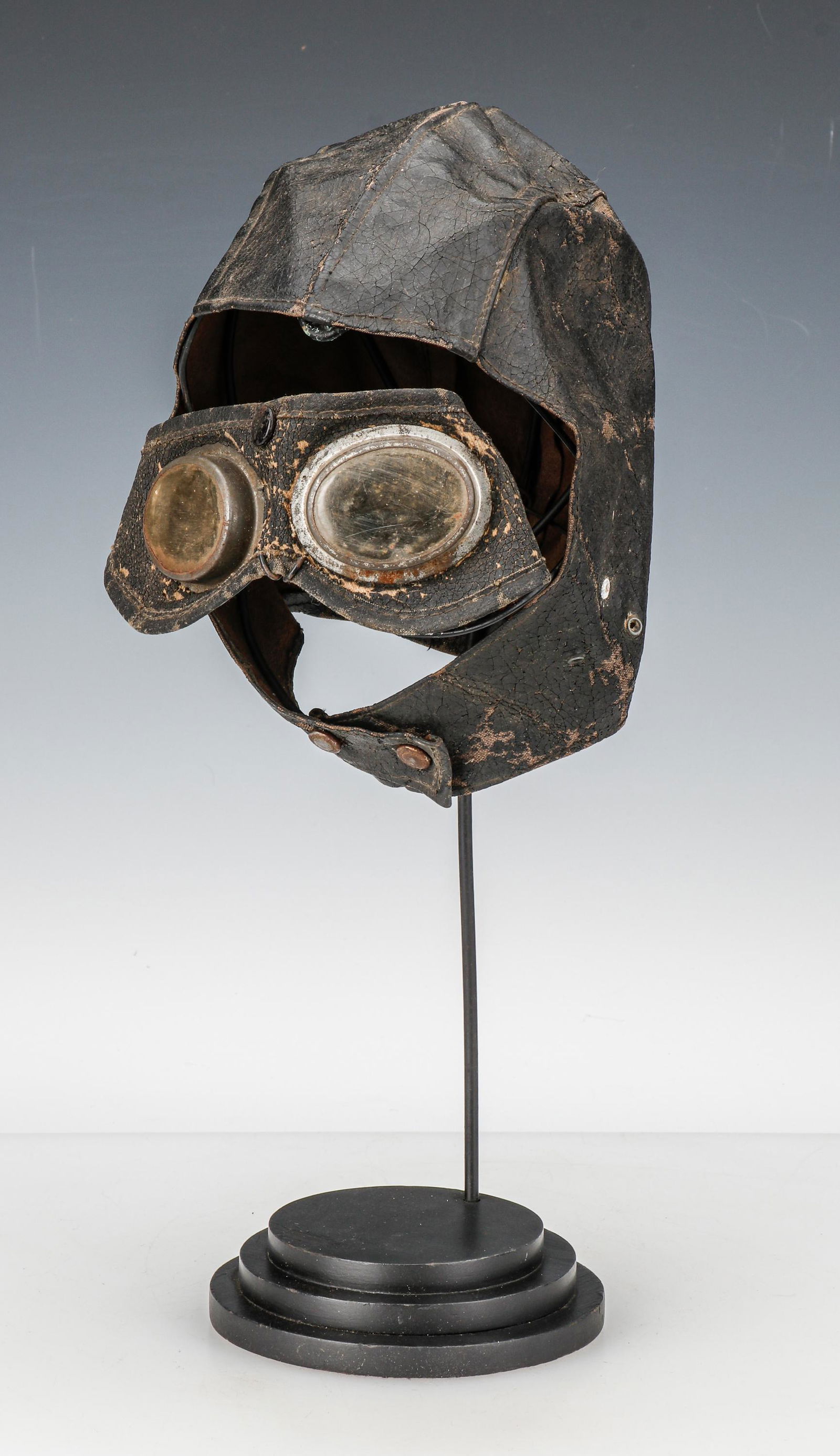 Antique Aviator's Helmet and Goggles (1 of 5)