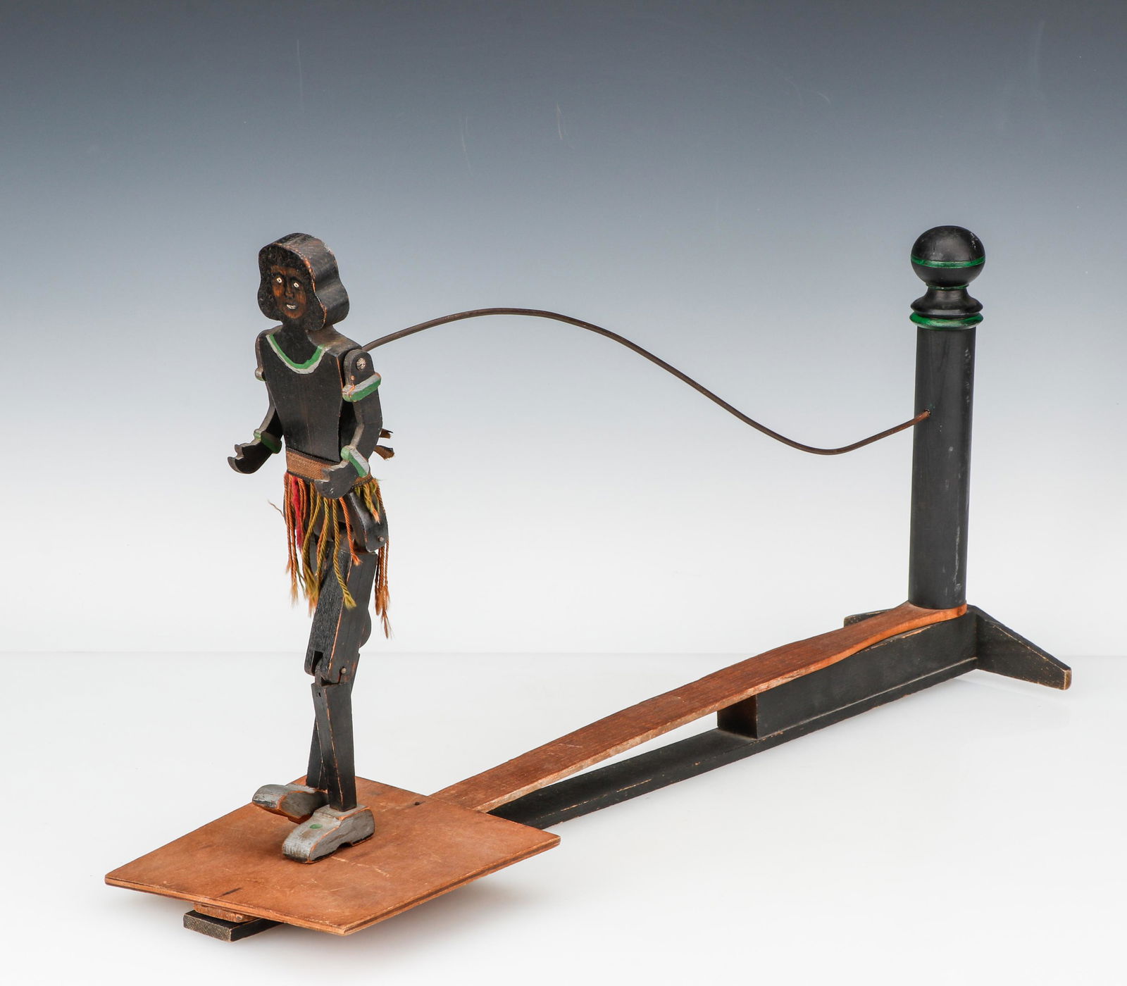 Vintage Black Dancing Figure on Jig Board (1 of 5)