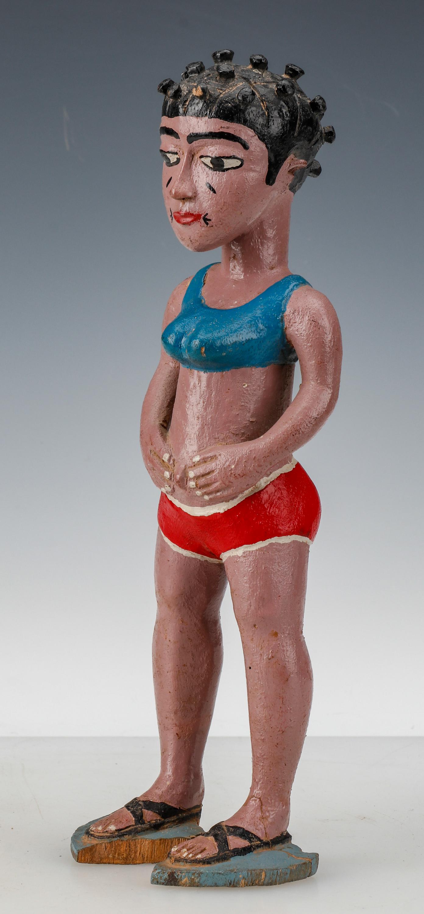 Old African Baule Colon Figure, Ivory Coast (1 of 6)