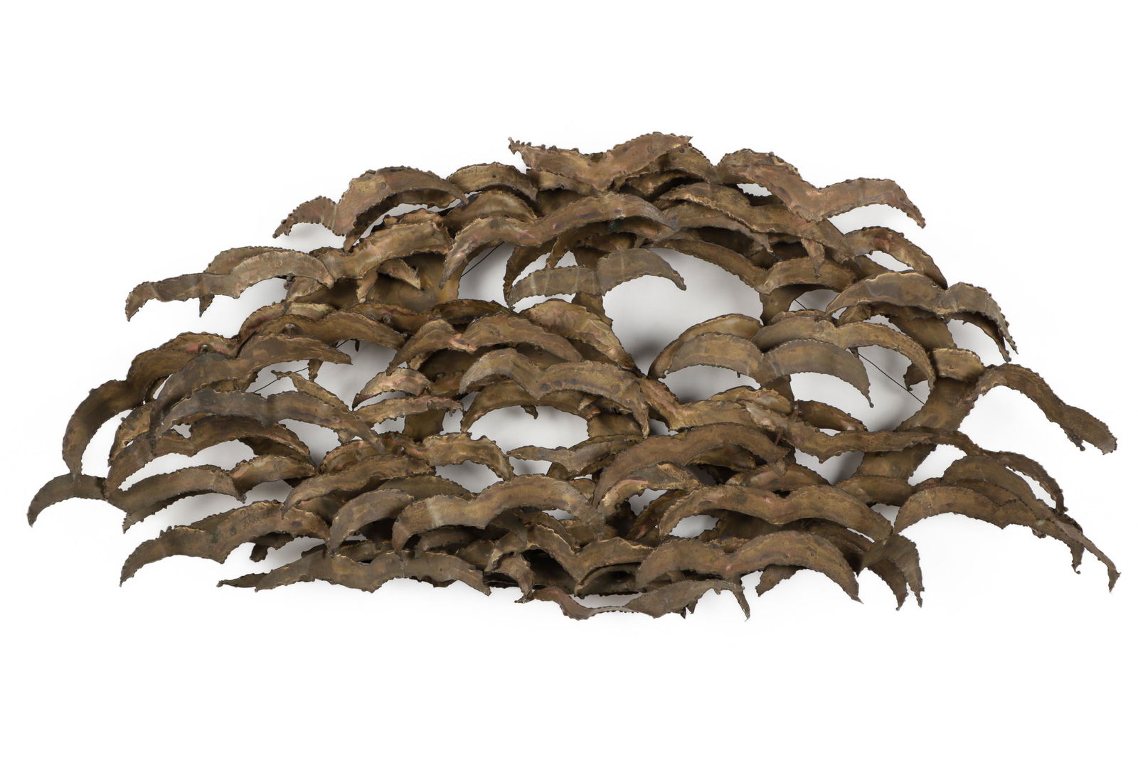 MCM Brutalist Wall Sculpture, Signed Friedle(William) (1 of 3)