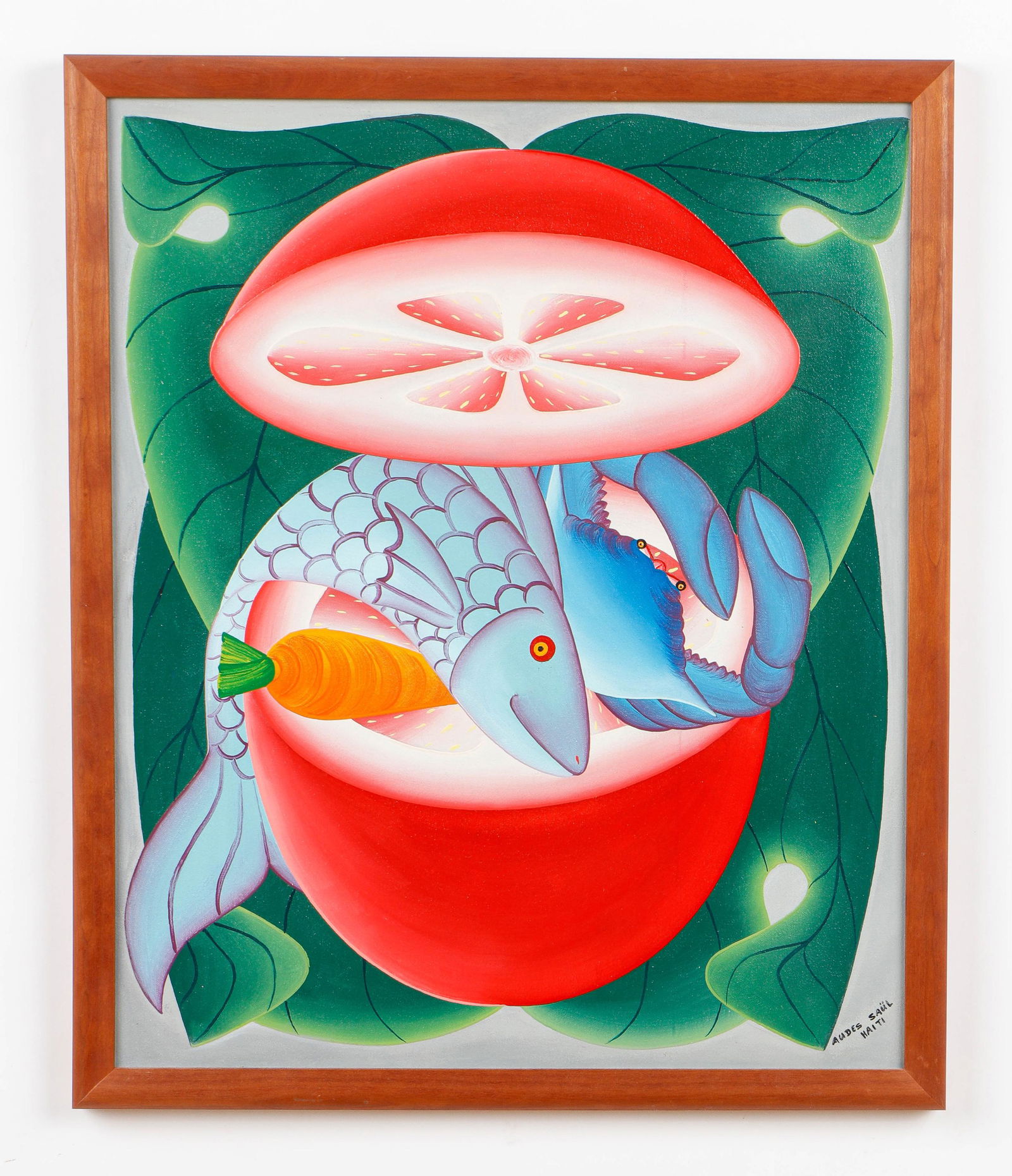 Audes Saul (Haitian, b. 1949) (1 of 3)