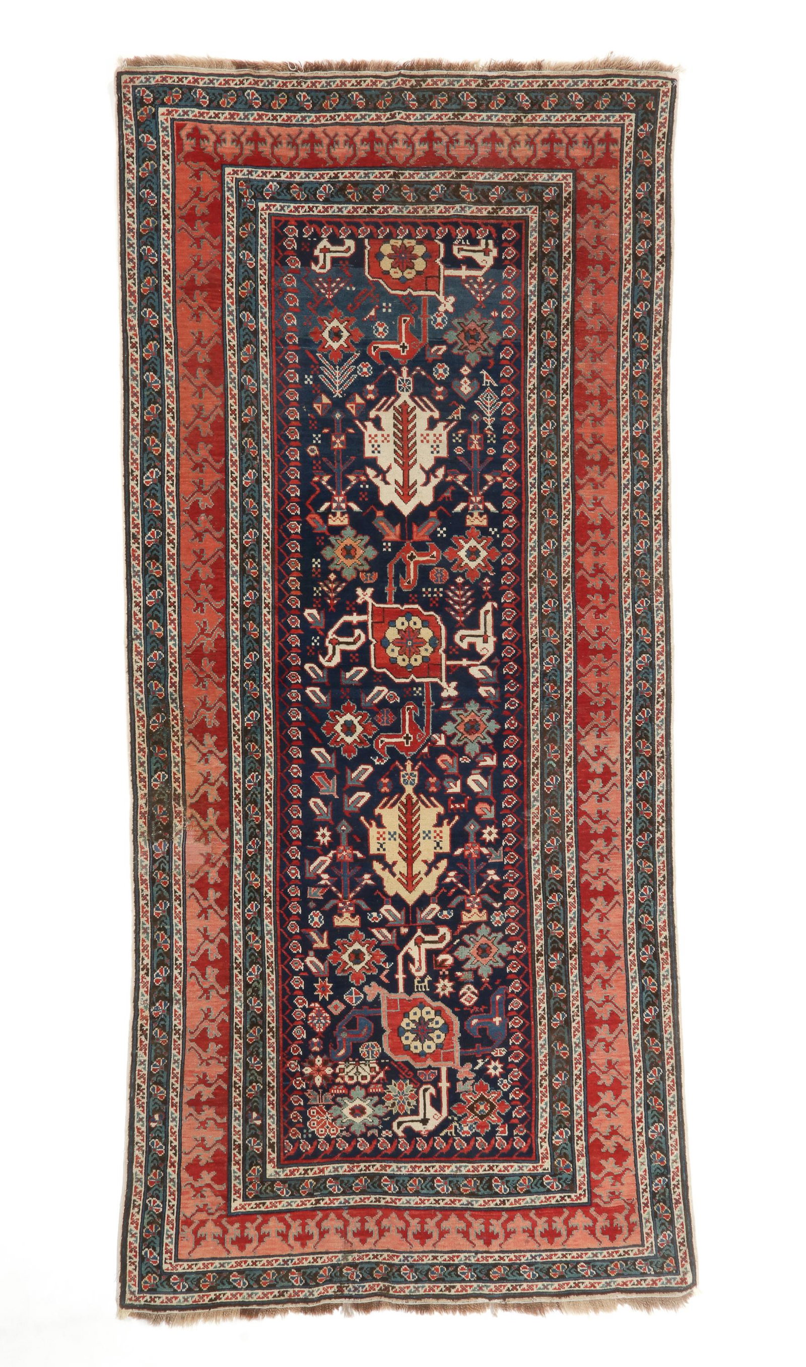 Karagashli Shirvan Rug, Caucasus, Ca. 1875, 3'8'' x 8'2'' (1 of 4)