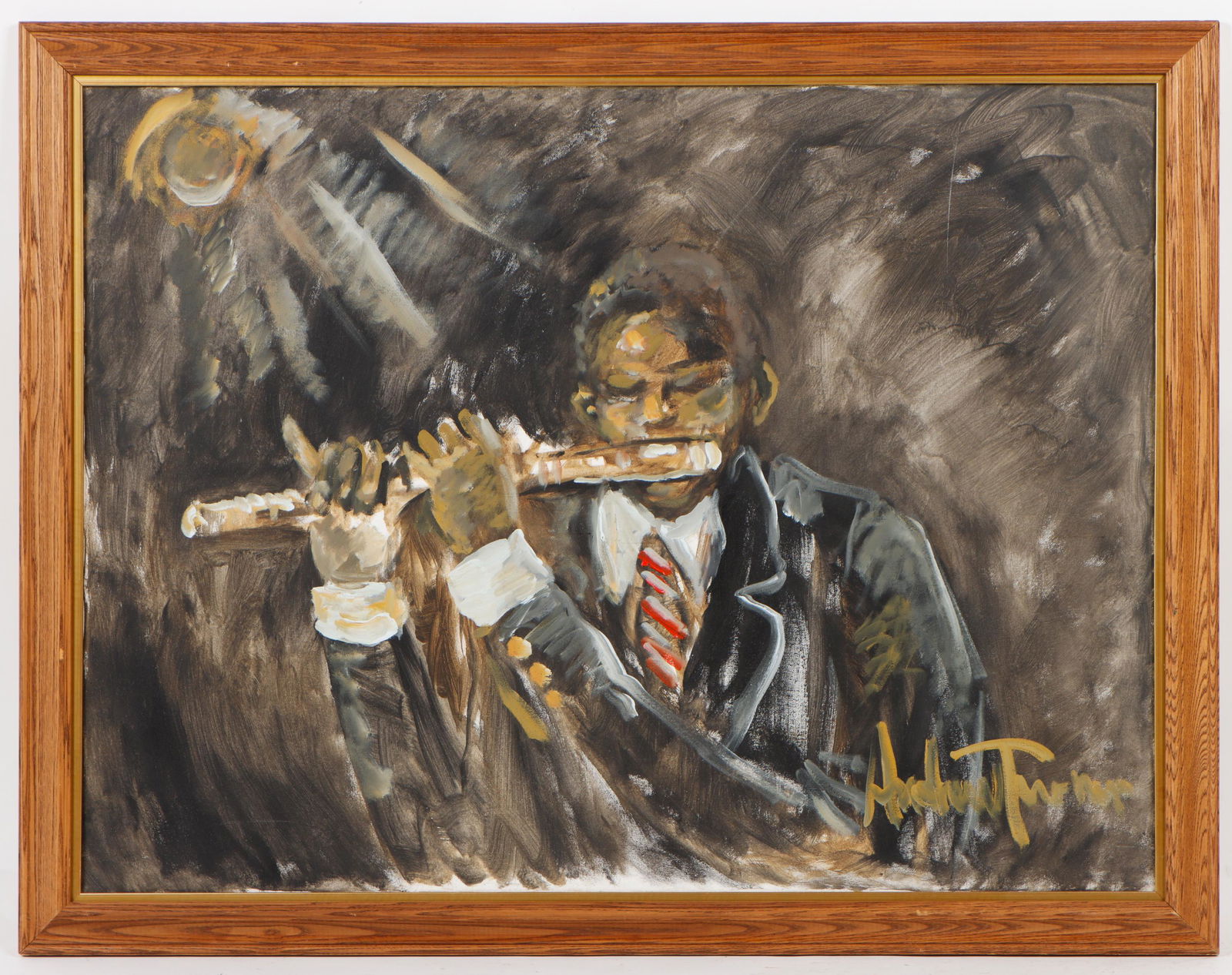 Andrew Turner (1944-2001) "Flute Player" (1 of 4)