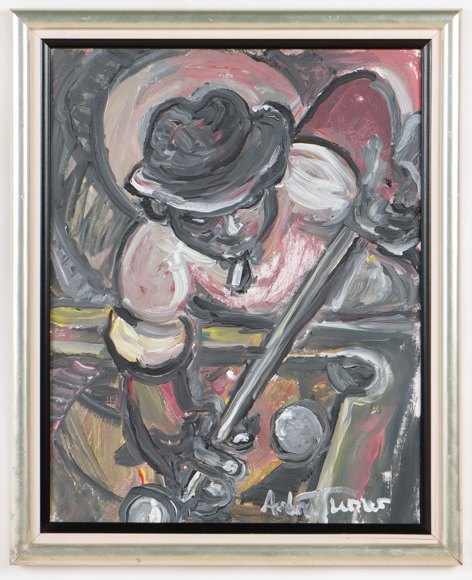 Andrew Turner (1944-2001) "Pool Hall" (1 of 4)