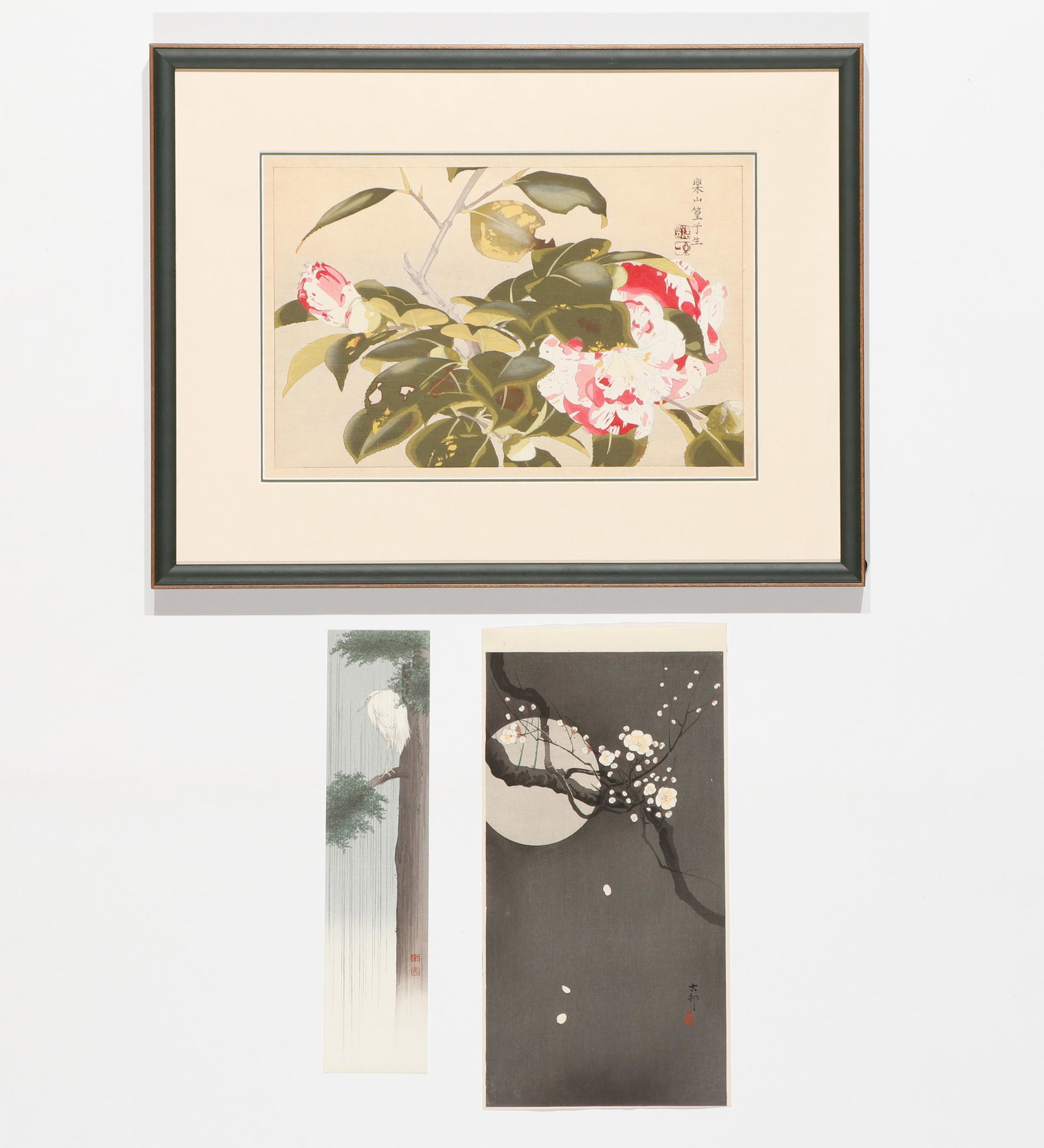 3 Japanese Woodblock Prints (1 of 9)
