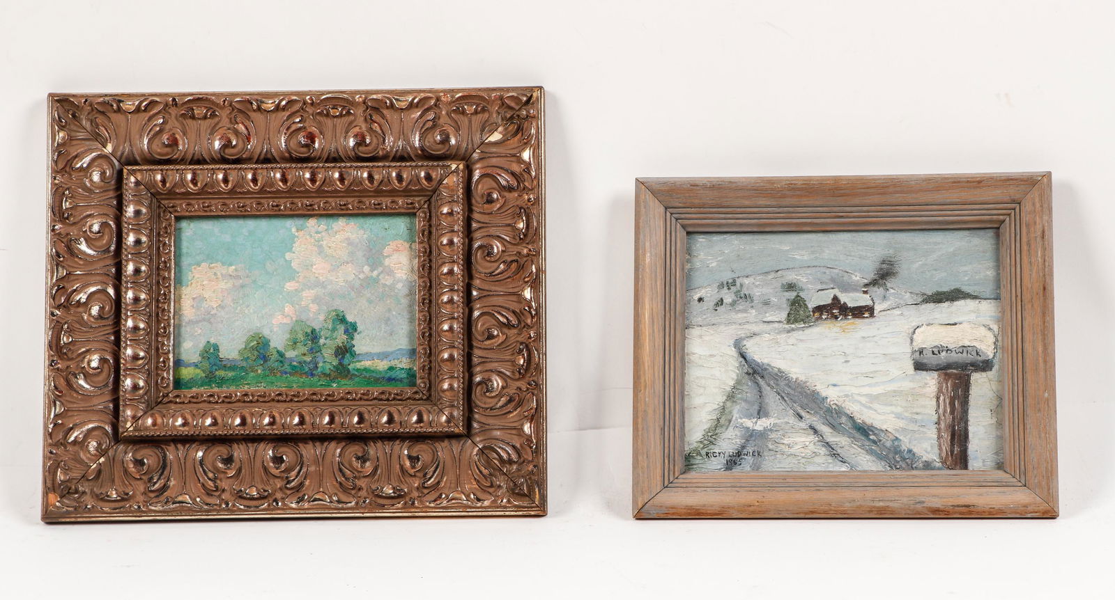 2 American School Landscapes, Mid 20th C. (1 of 3)