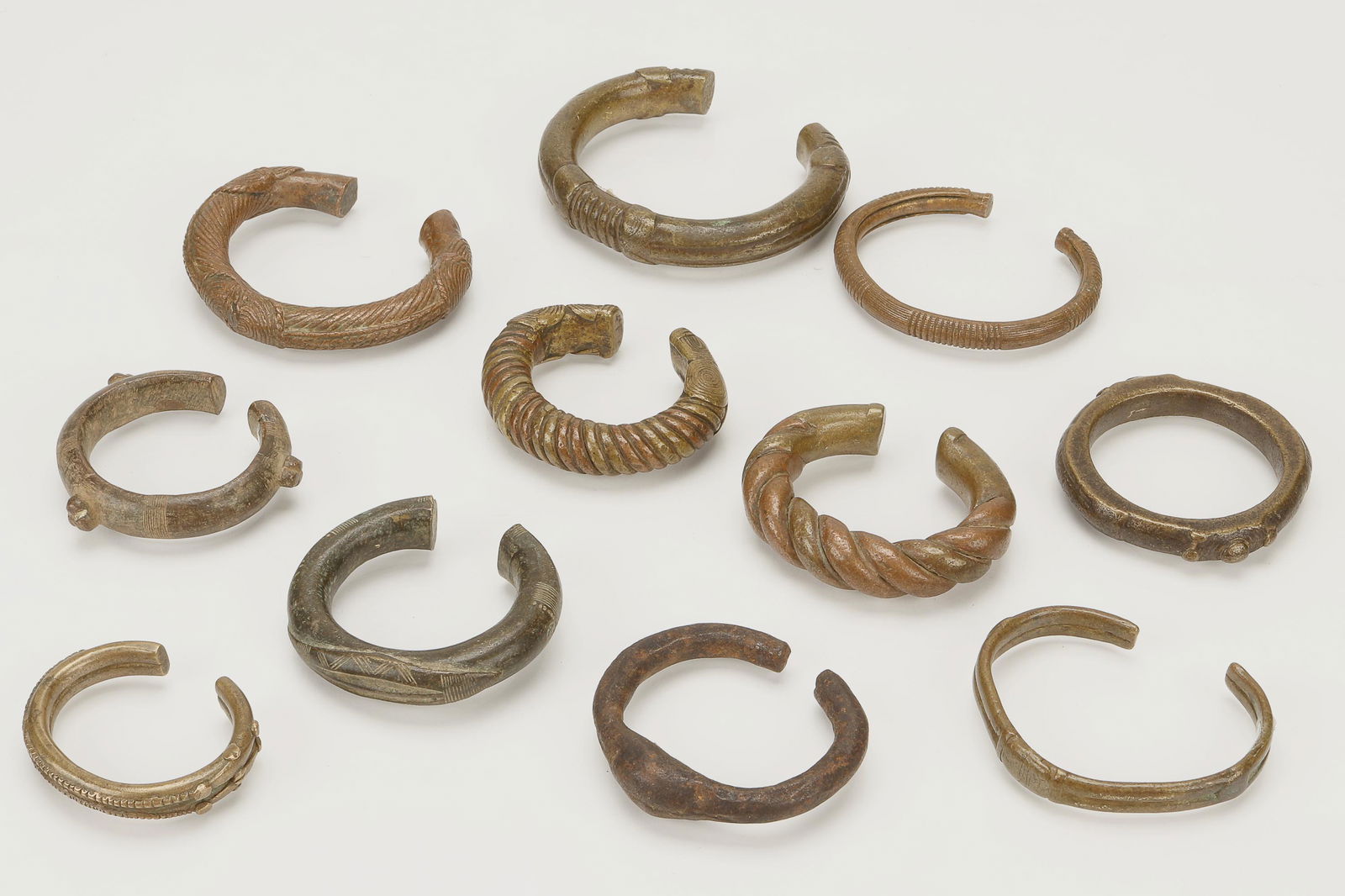 Group of Antique African Currency Bracelets (1 of 5)