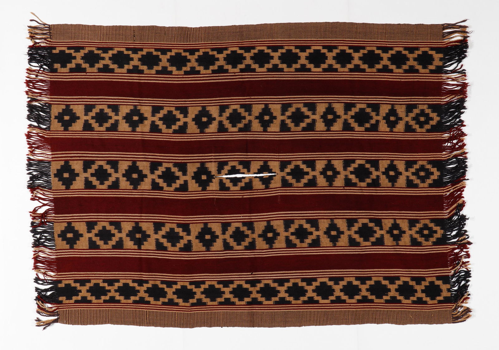Pampas Mapuche Poncho, Rio Negro, Patagonia, 20th C. (1 of 4)