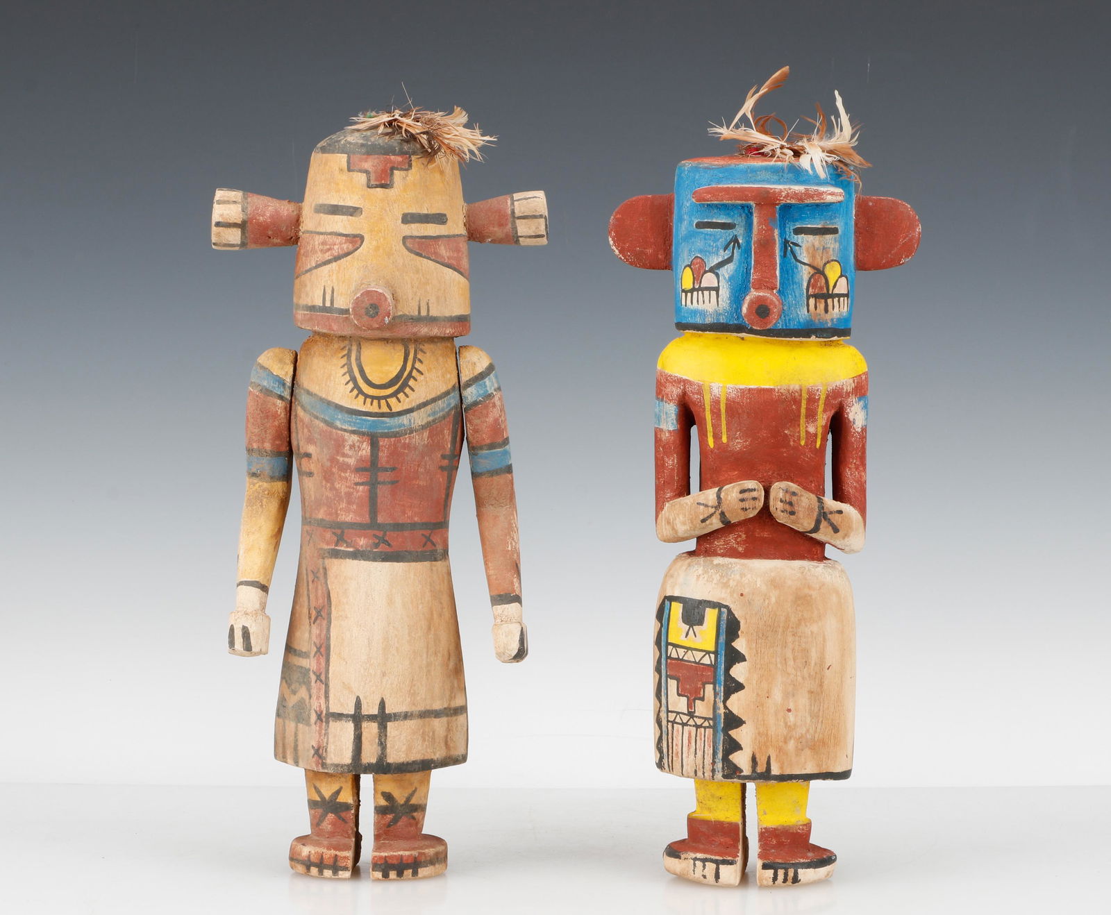 2 Native American Hopi Kachina Dolls (1 of 6)