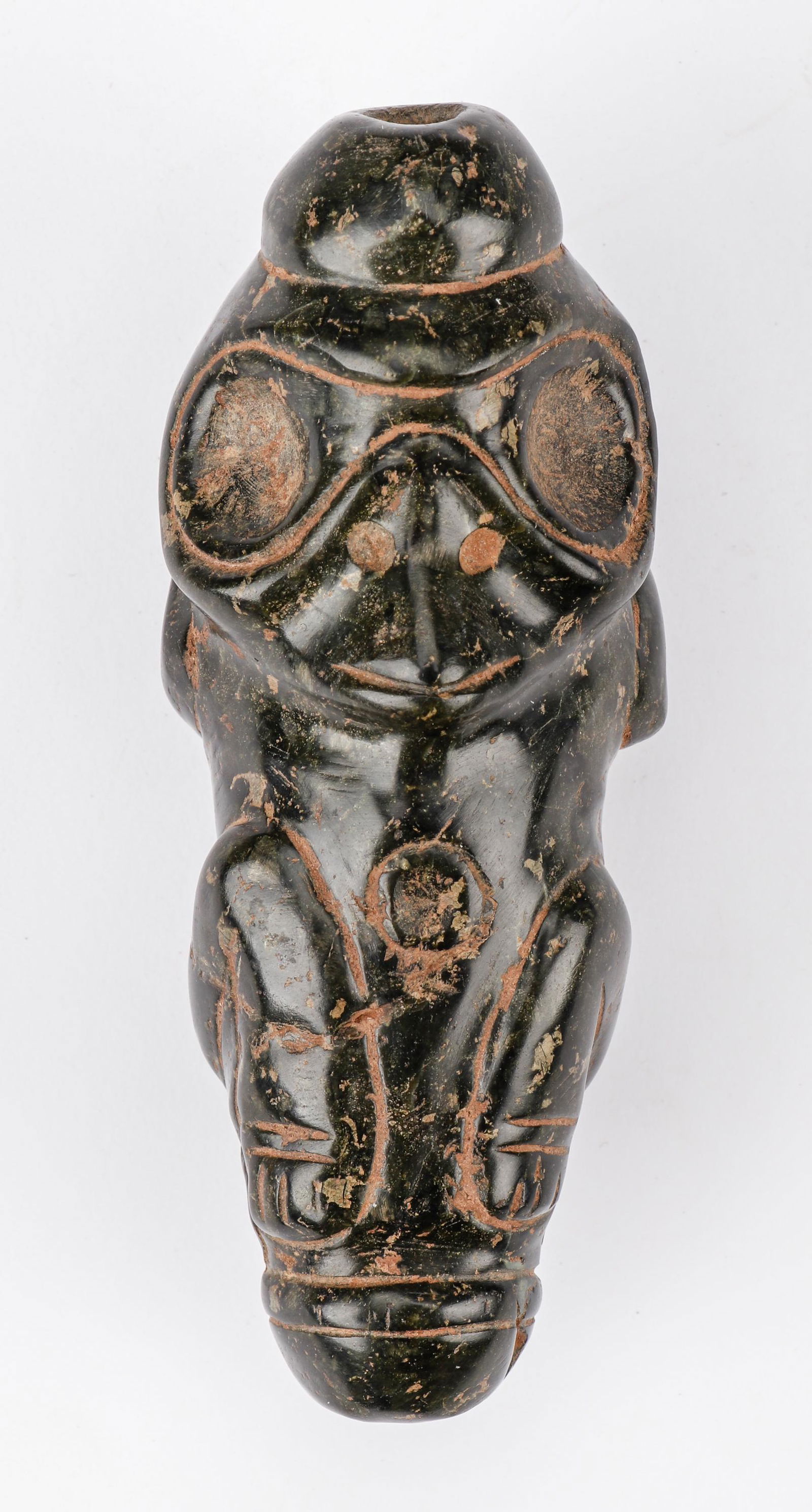 Taino Bird-Man (Shaman) Cohoba Inhaler (1 of 3)