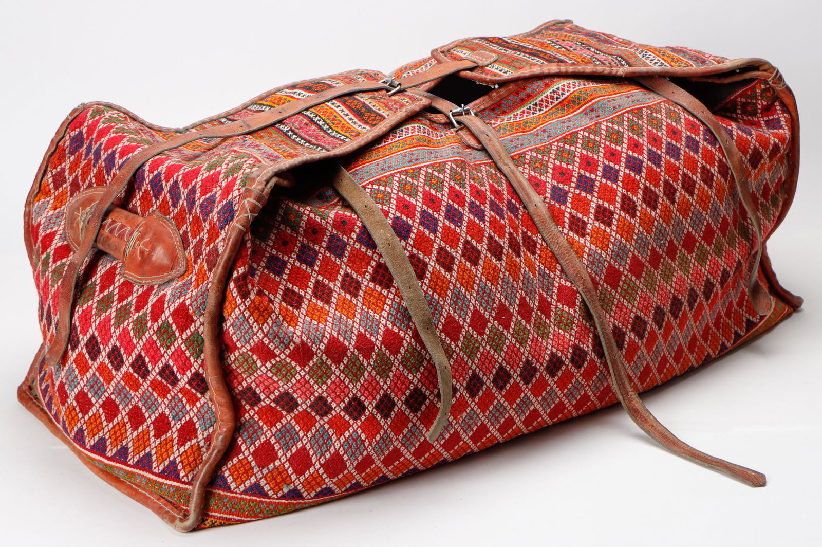 Artisan Crafted Persian Kilim Cargo Bag (1 of 7)