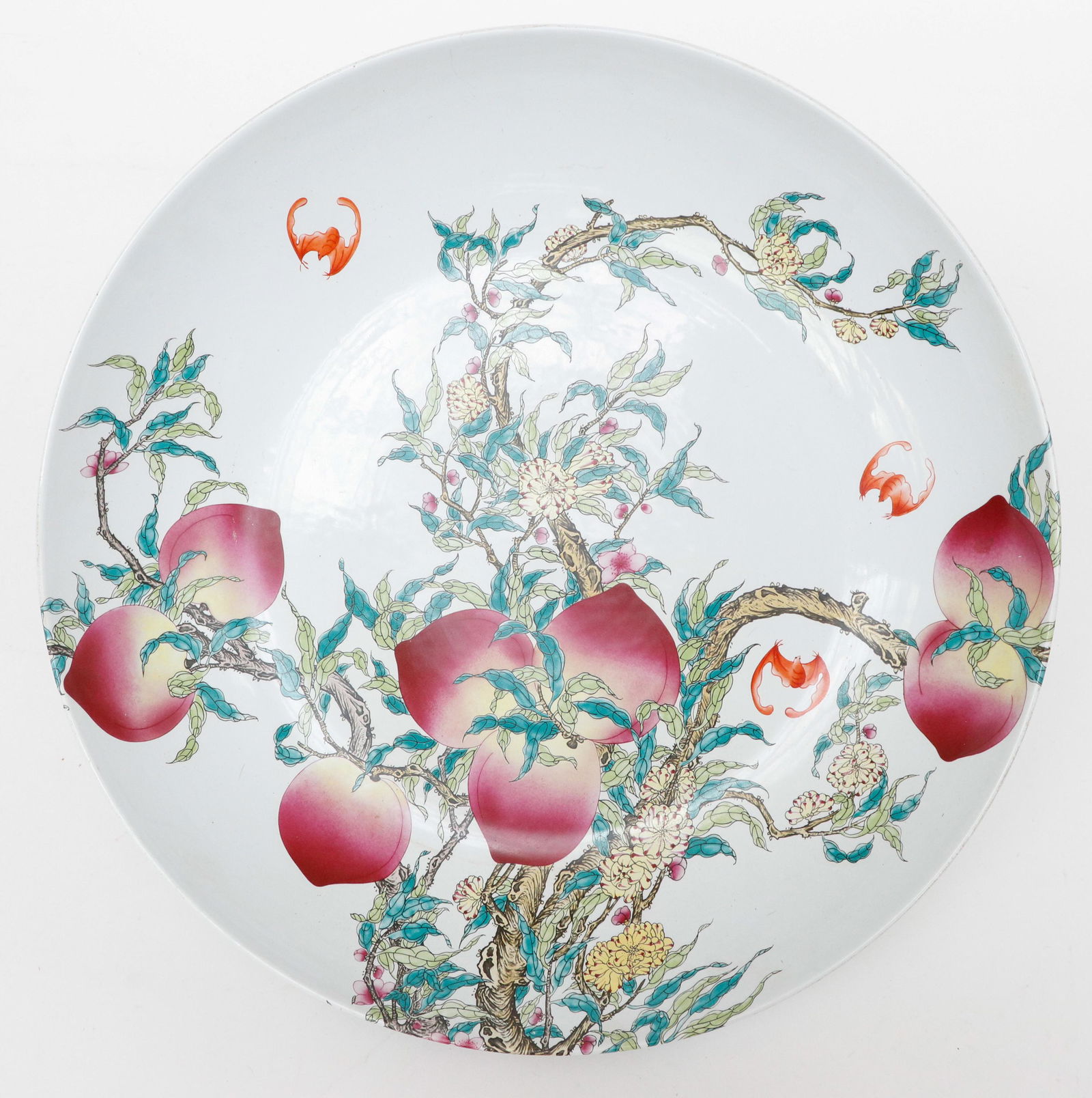 Large Chinese Famille Rose Plate (1 of 6)