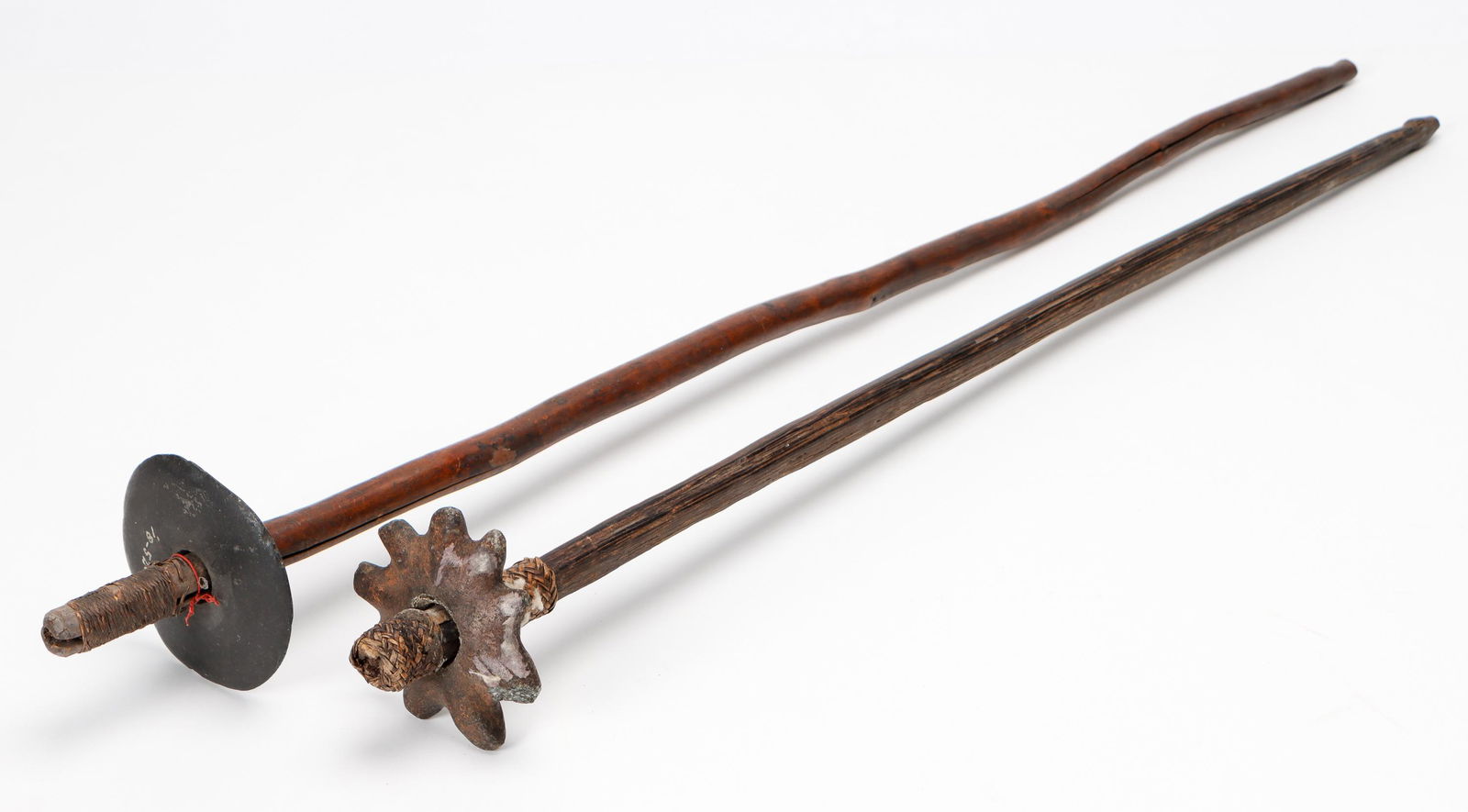 2 Stone Mace War Clubs, Papua New Guinea, Late 19th/Early 20th C. (1 of 3)