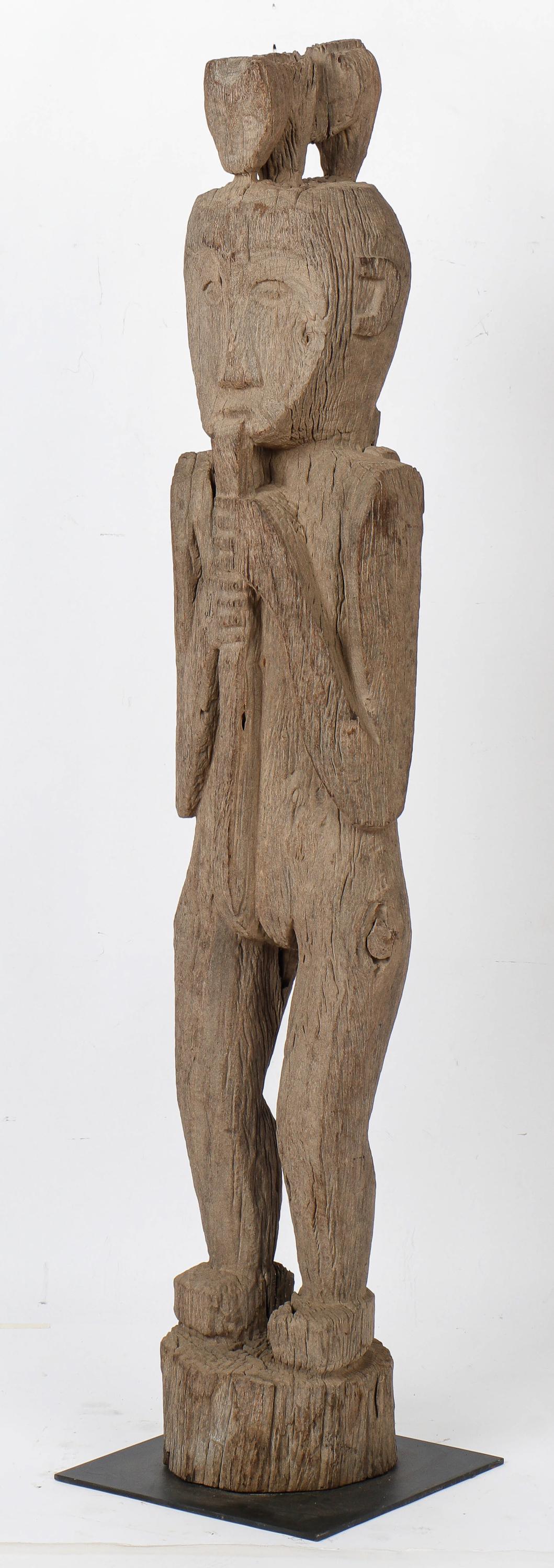 Fine Dayak Hampatong Sculpture, Borneo, 19th C. (1 of 5)