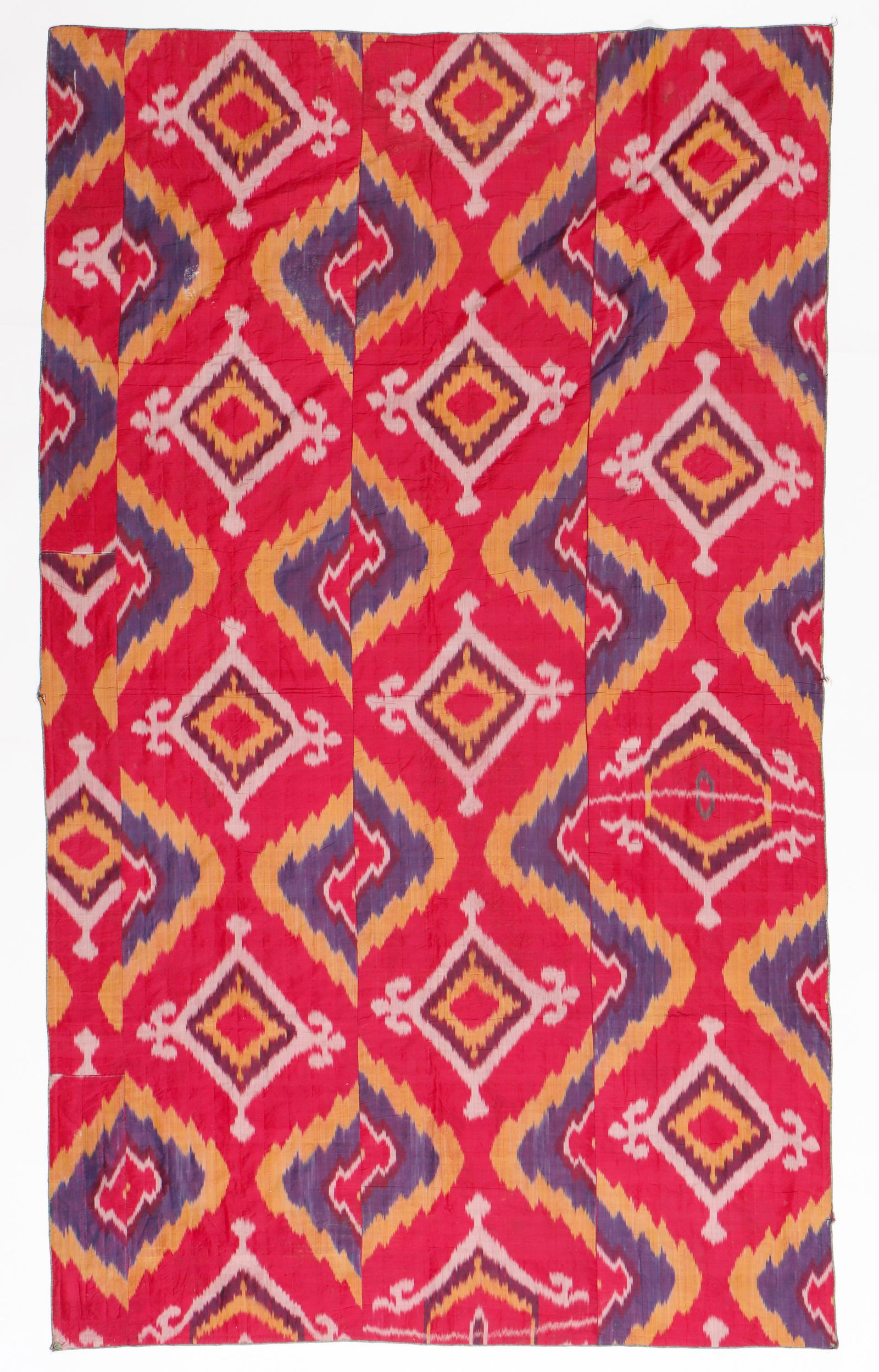 Central Asian Ikat Hanging, Late 19th C. (1 of 4)