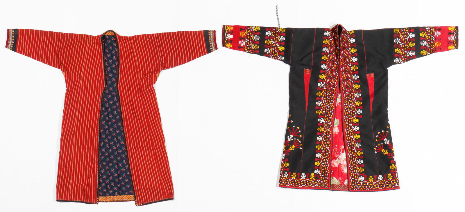 2 Turkmen Coats, Mid 20th C. (1 of 5)