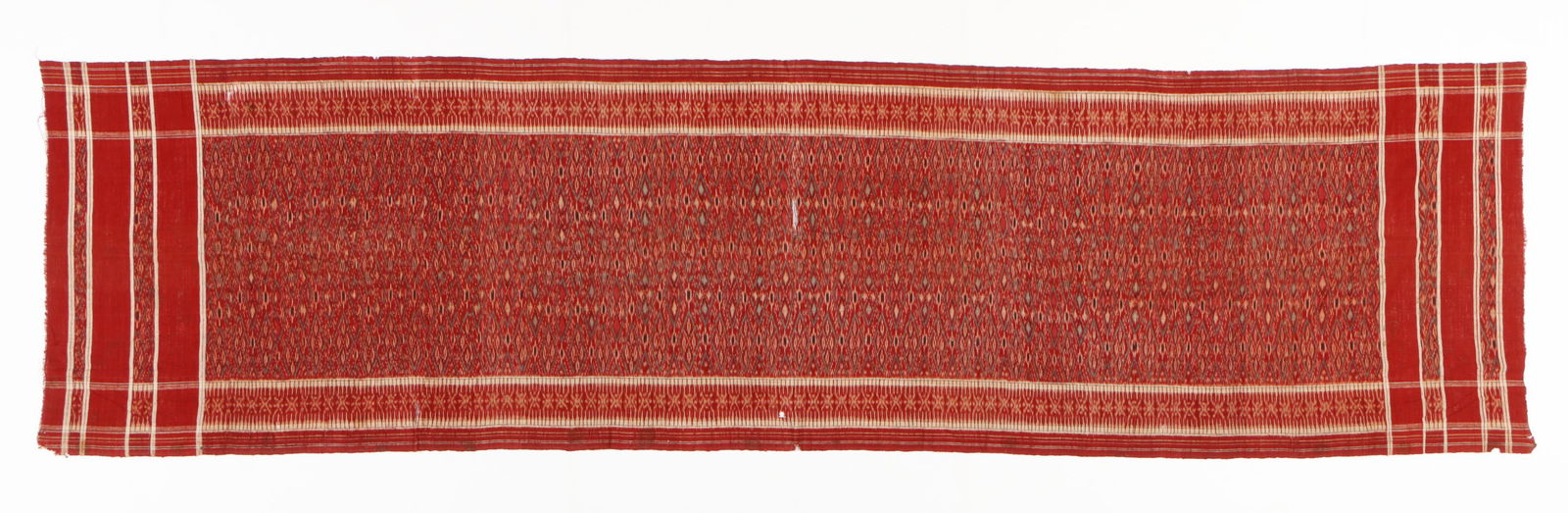 Rare Cotton Weft Ikat Ceremonial Cepuk Cloth (1 of 4)
