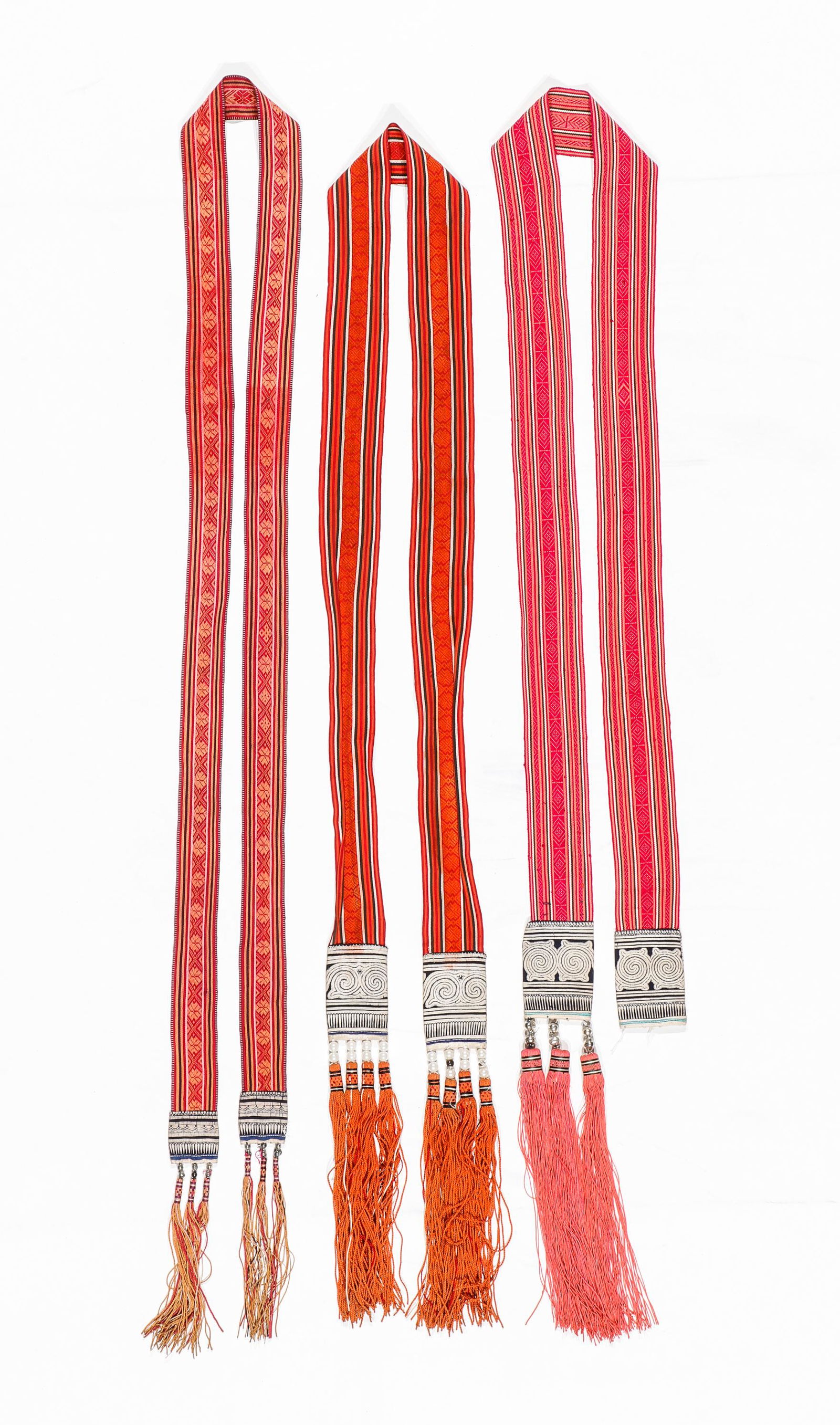 Three Chinese Minority Textile Sashes (1 of 4)