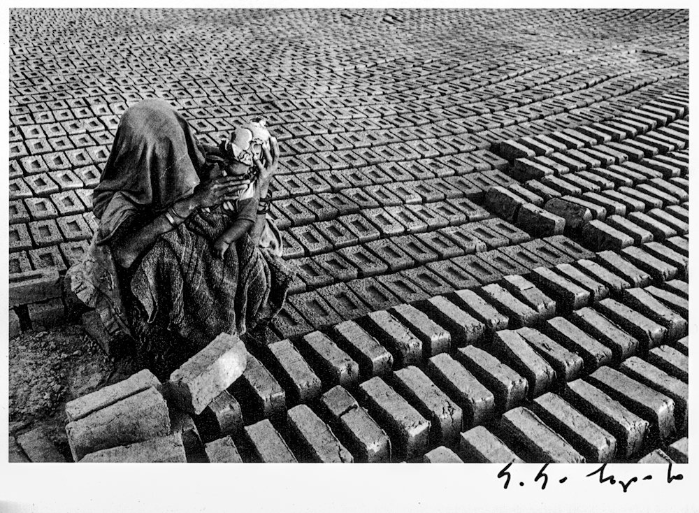 Sebastiao Salgado: Brazilian, three exhibition postcard photos, Philadelphia Museum of Art, signed lower right hand corner, 4” x 6”