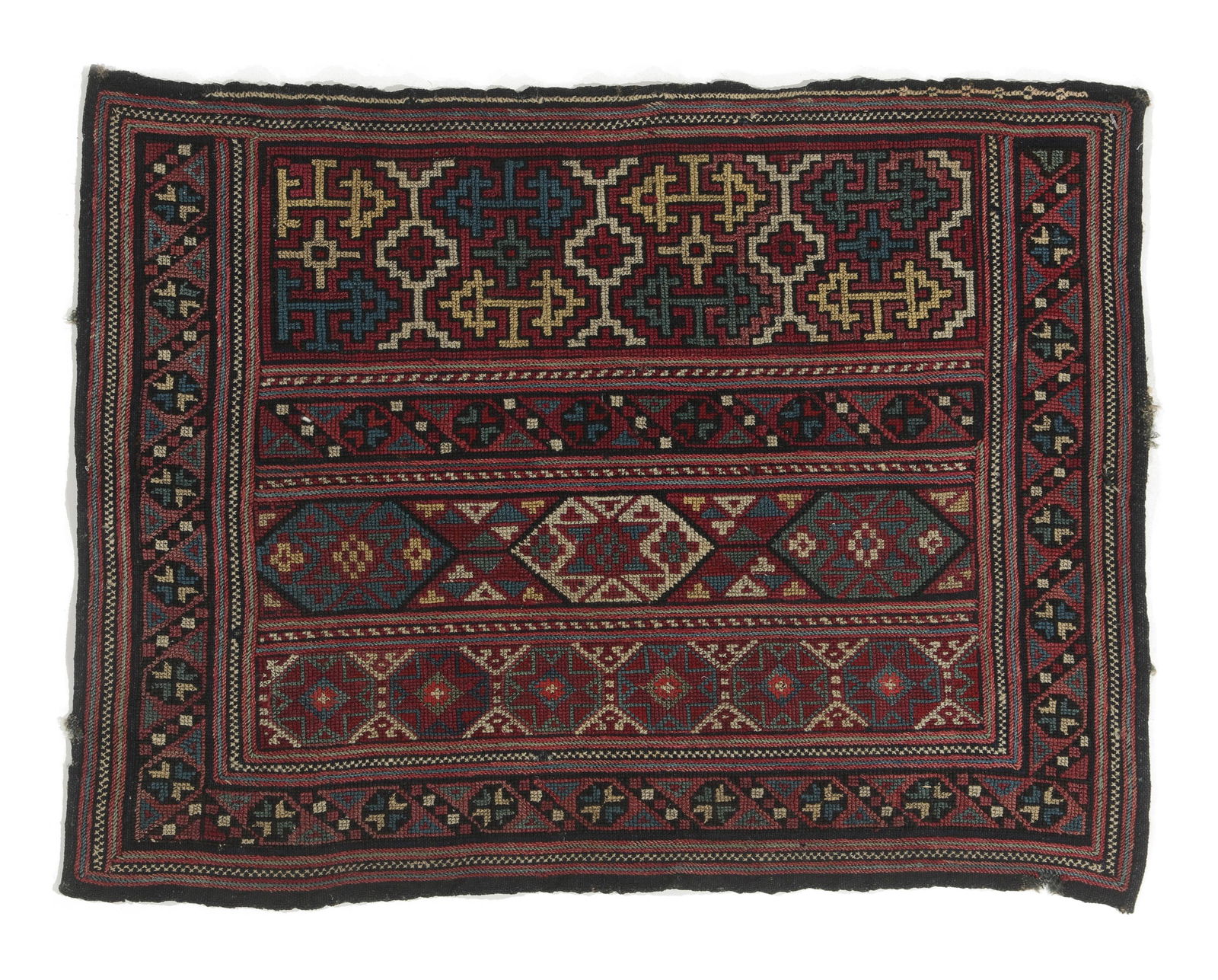Armenian Petit Point Apron, Southeast Anatolia, 19th C. (1 of 2)