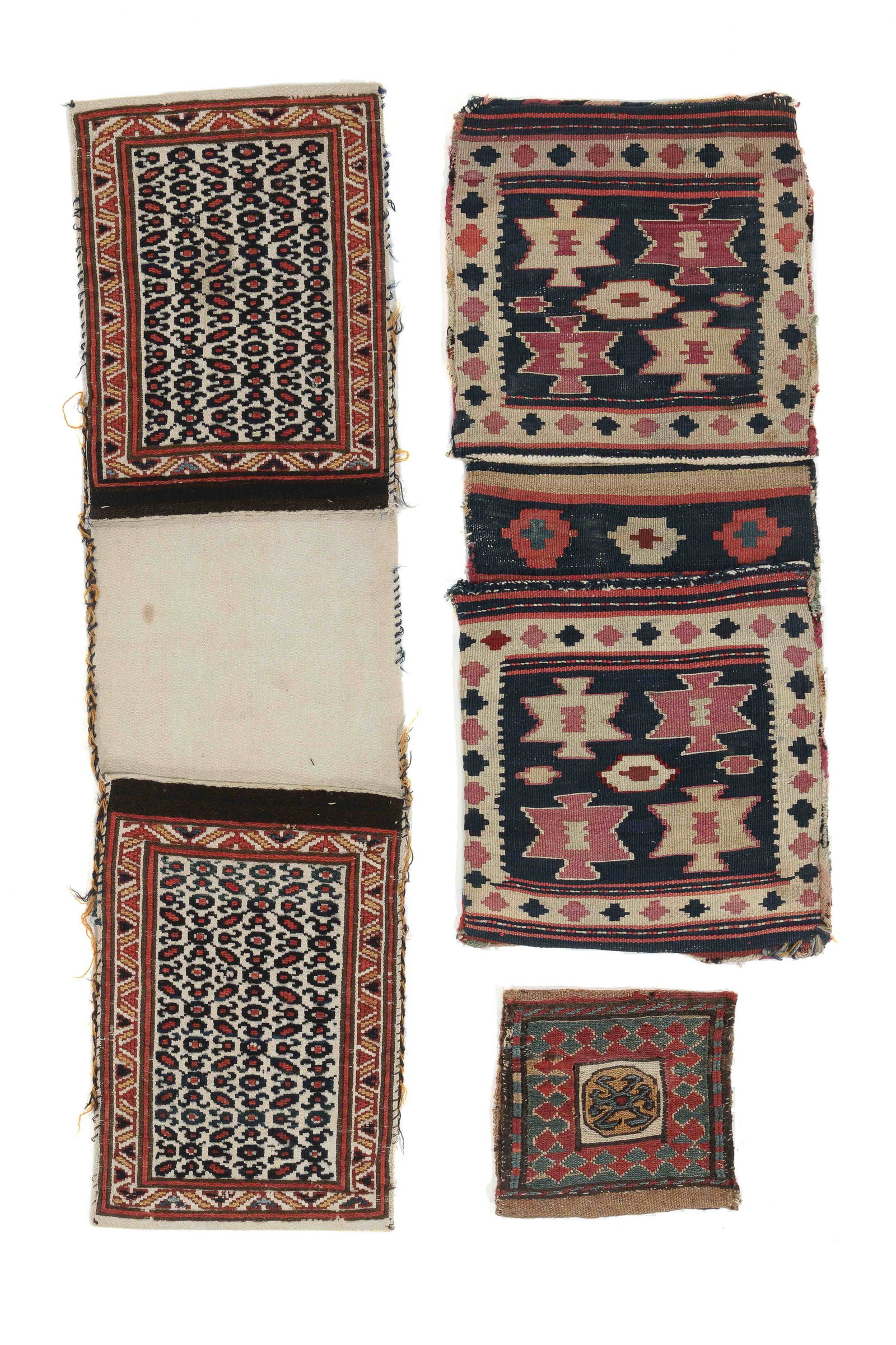 3 Shahsevan Sumak & Kilim Bags, Transcaucasus (1 of 4)