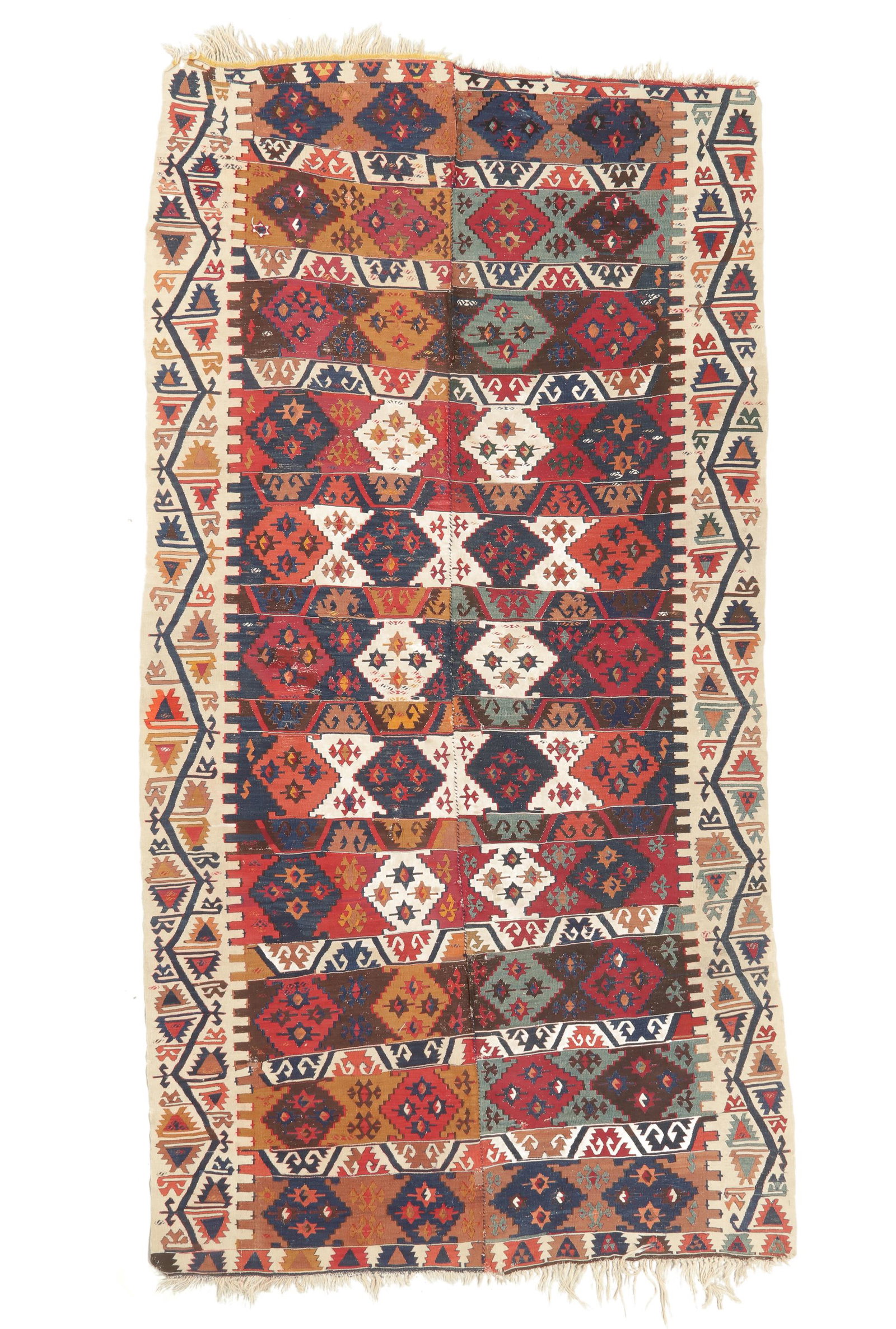 Reyhanli Kilim, Southeast Anatolia, Late 19th C., 5'6'' x 10'6'' (1 of 3)
