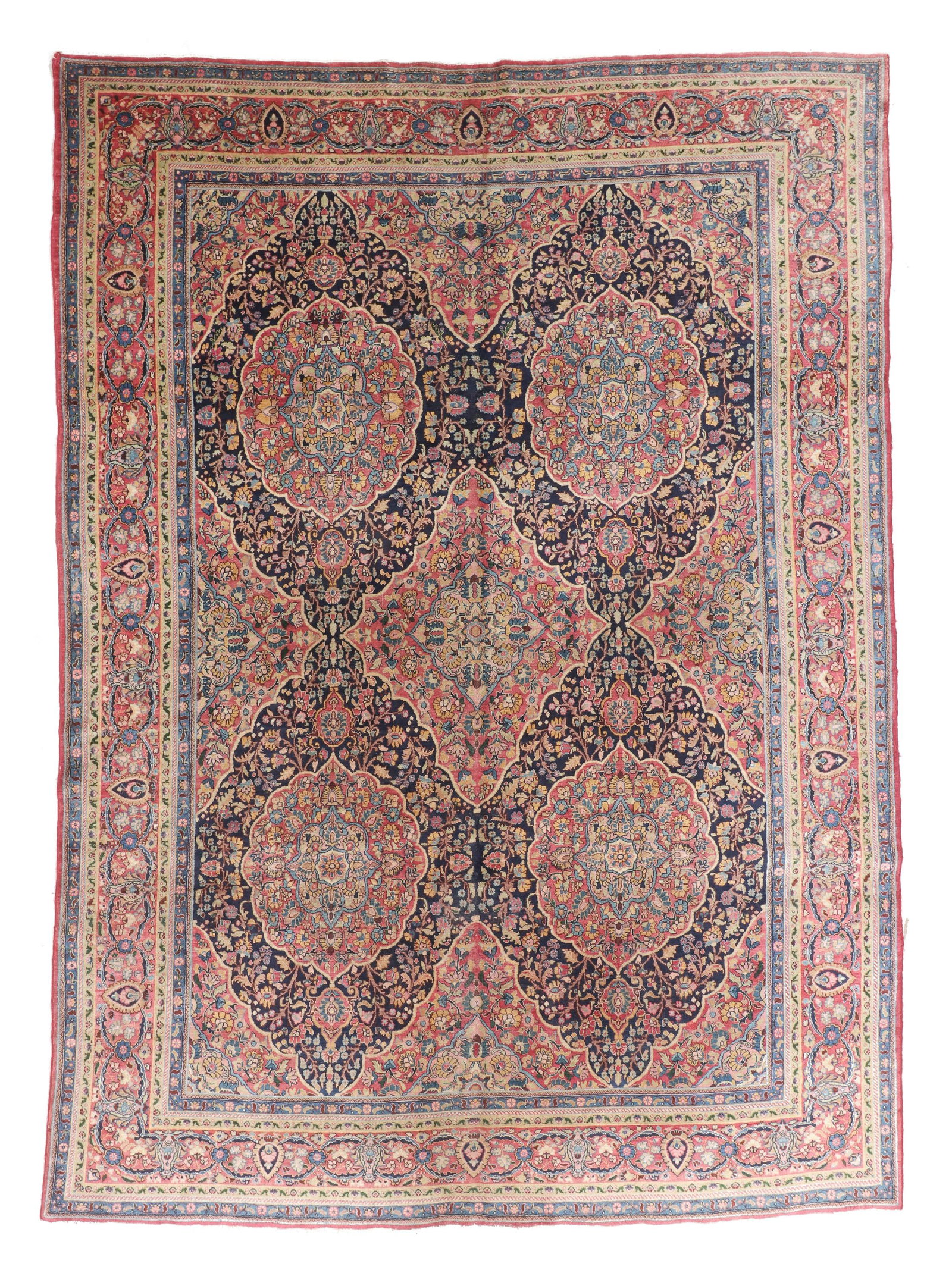 Tabriz Rug, Persia, Early 20th C., 8'7'' x 11'11'' (1 of 4)