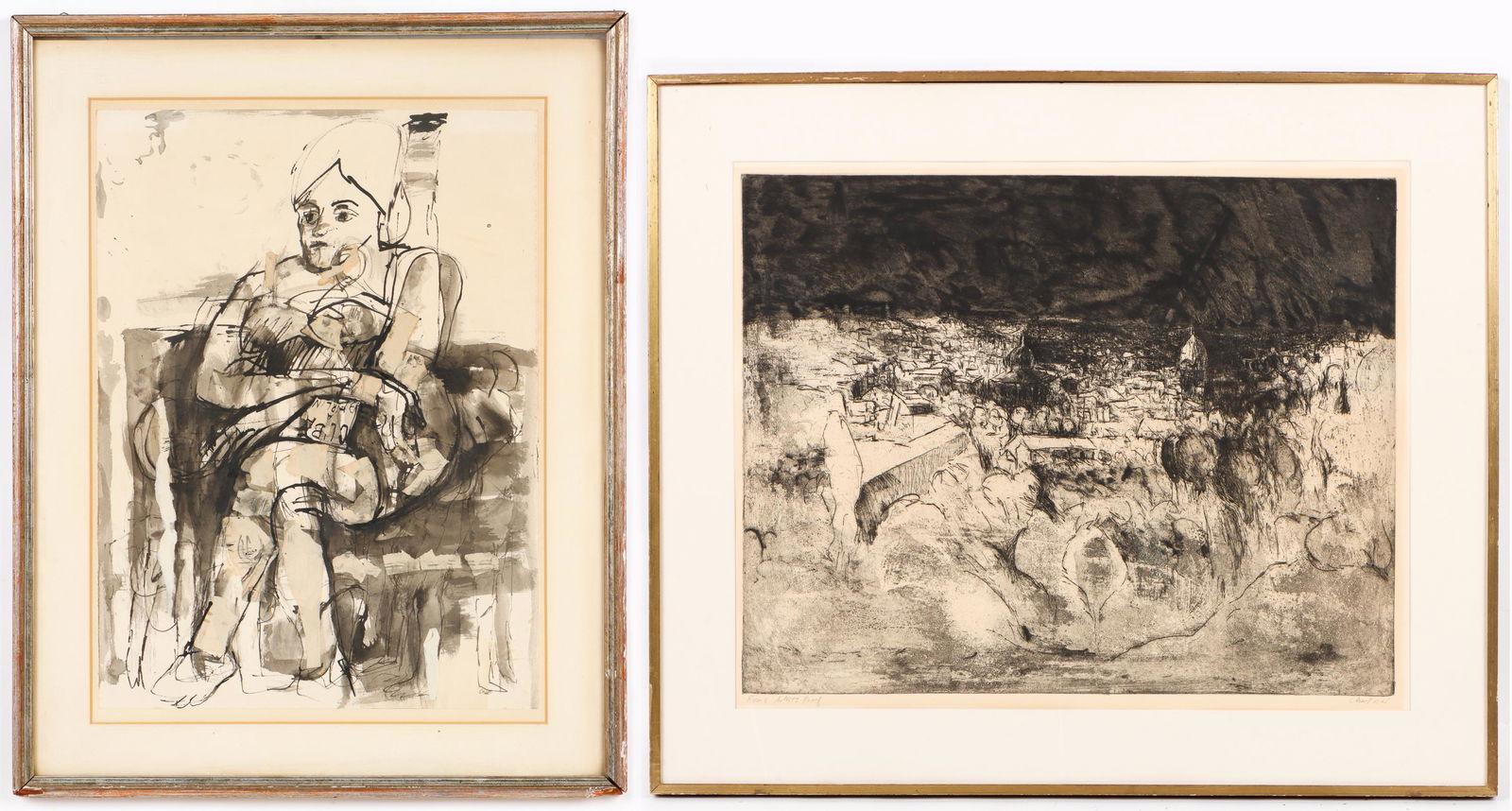 2 Bernard Chaet (American, 1924-2012) Artworks (1 of 9)