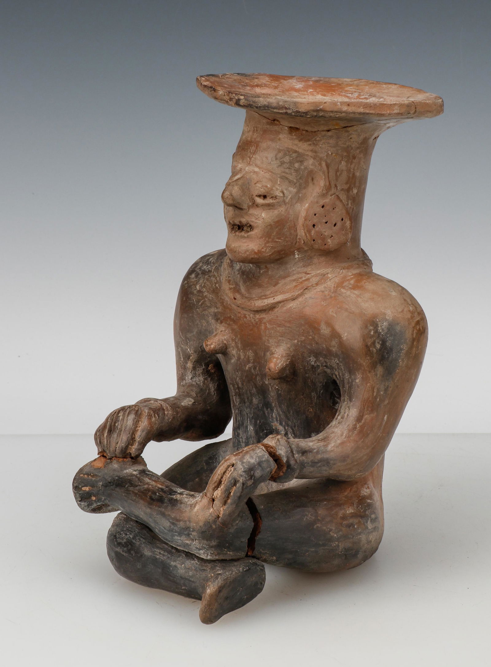 Manteno Culture Style Pottery Figure (1 of 7)