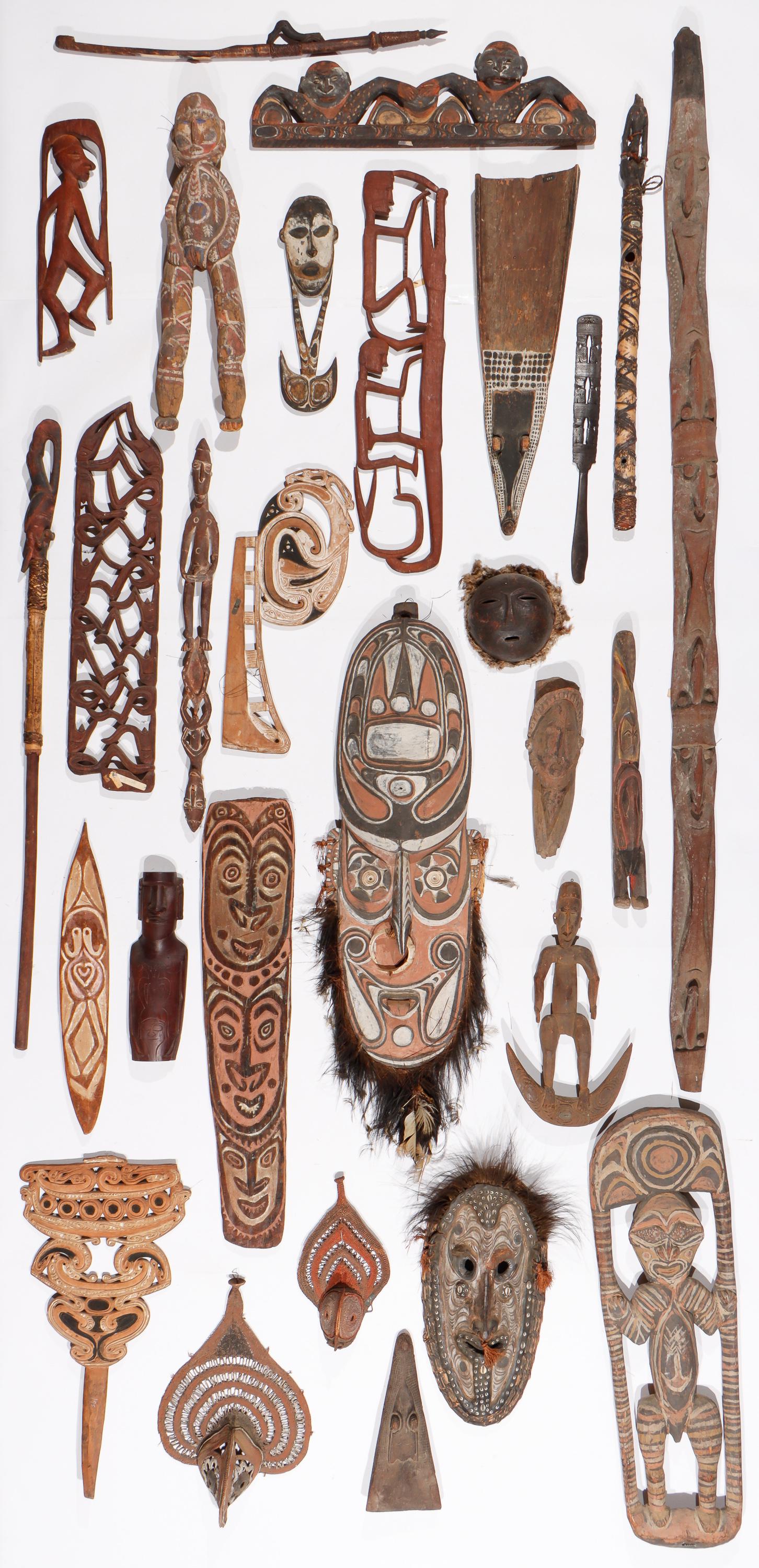 Large Collector's Lot of Melanesian Artifacts, PNG (1 of 6)