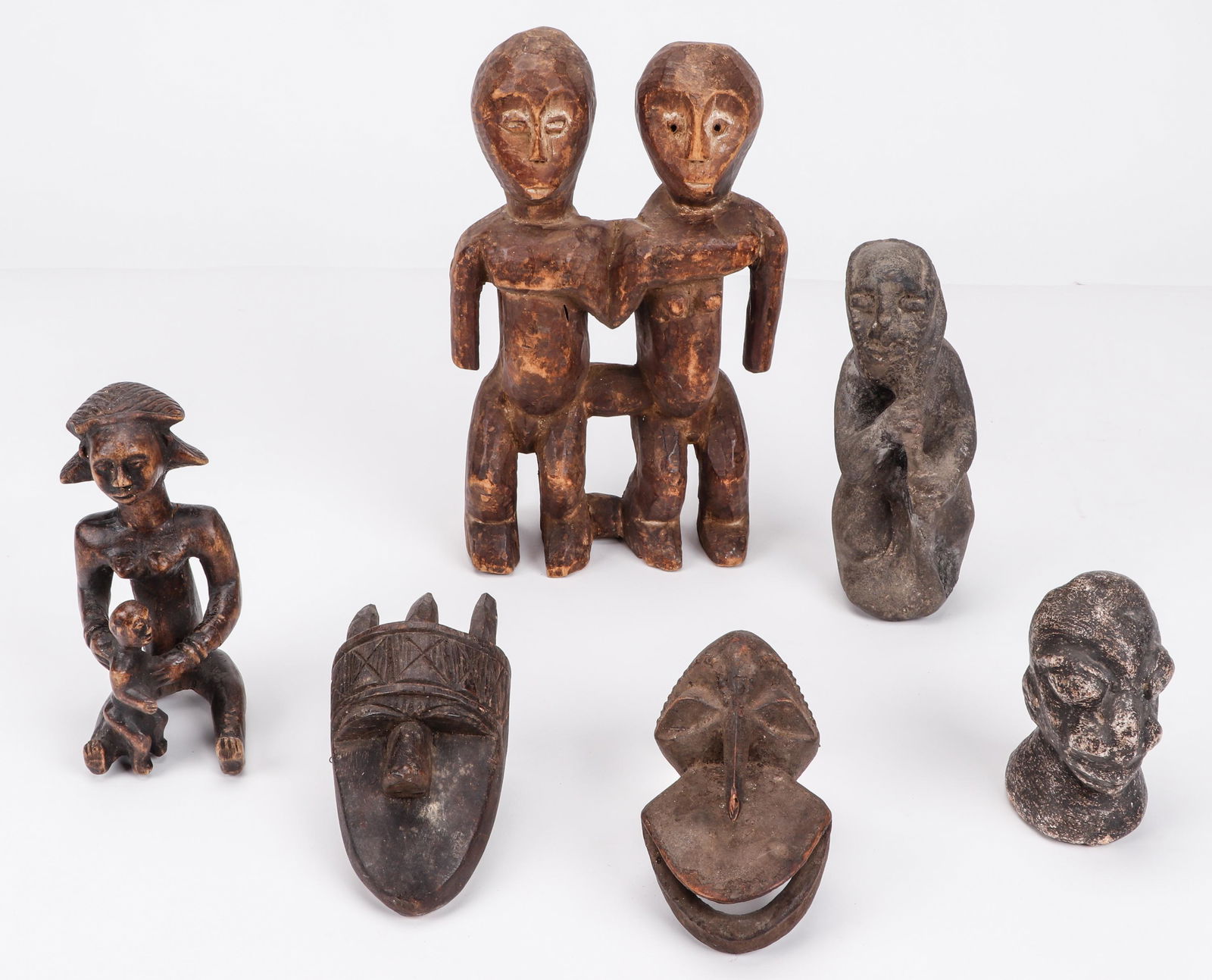 Collector's Lot of African Masks and Figures (1 of 4)