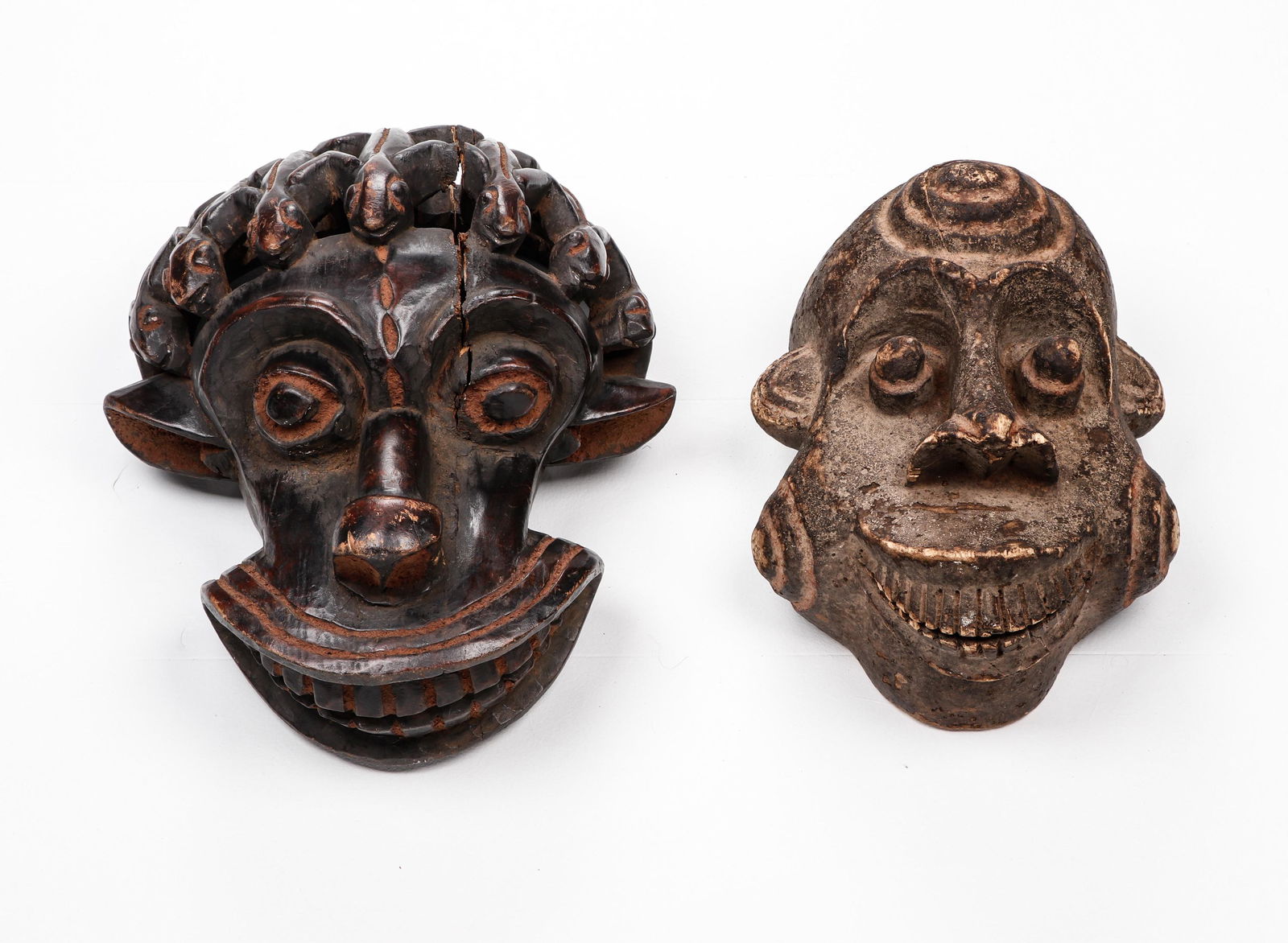 2 African Bamileke Masks (1 of 3)