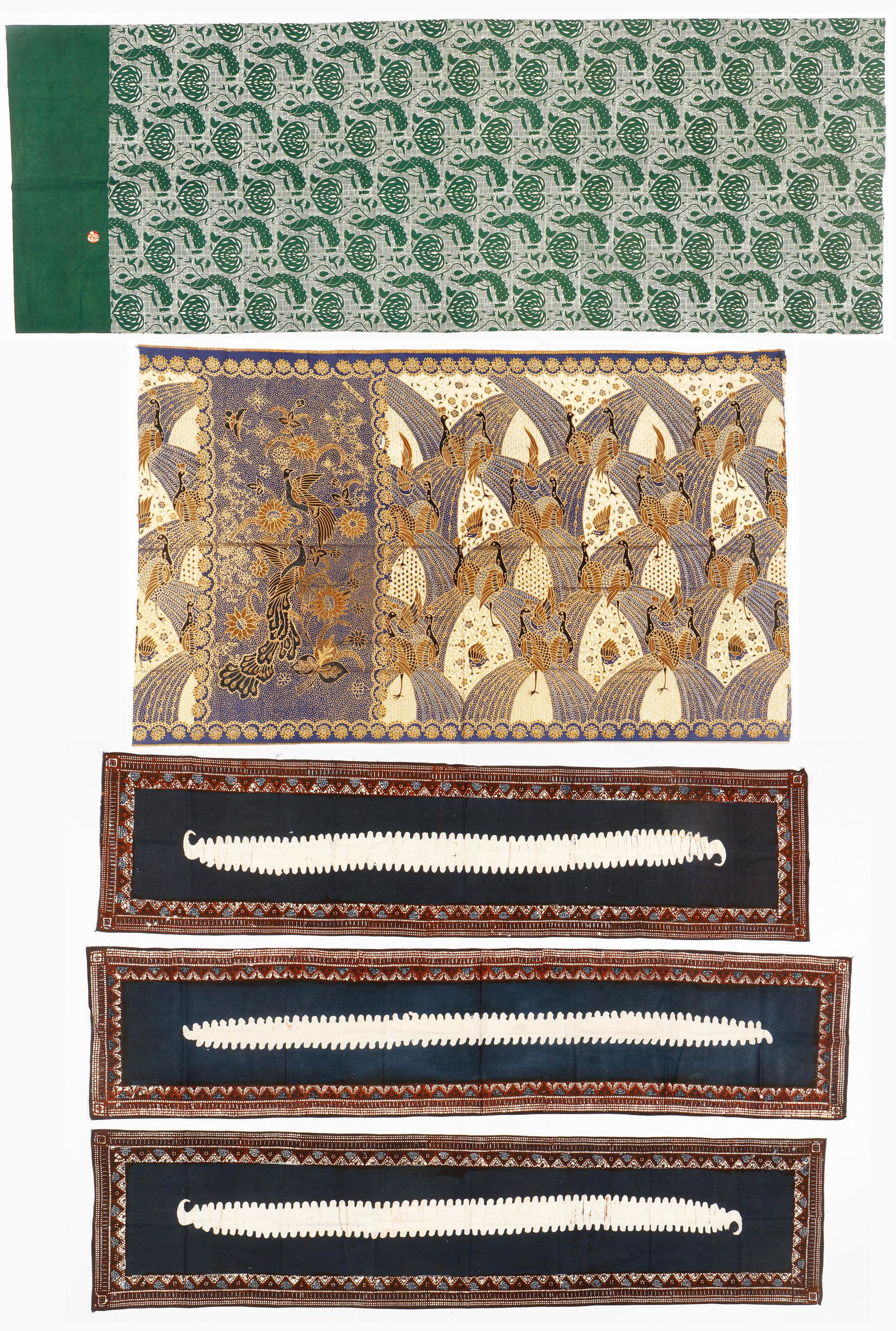 Collector's Lot of Tulis Batiks, Indonesia, Early to Late 20th C. (1 of 8)