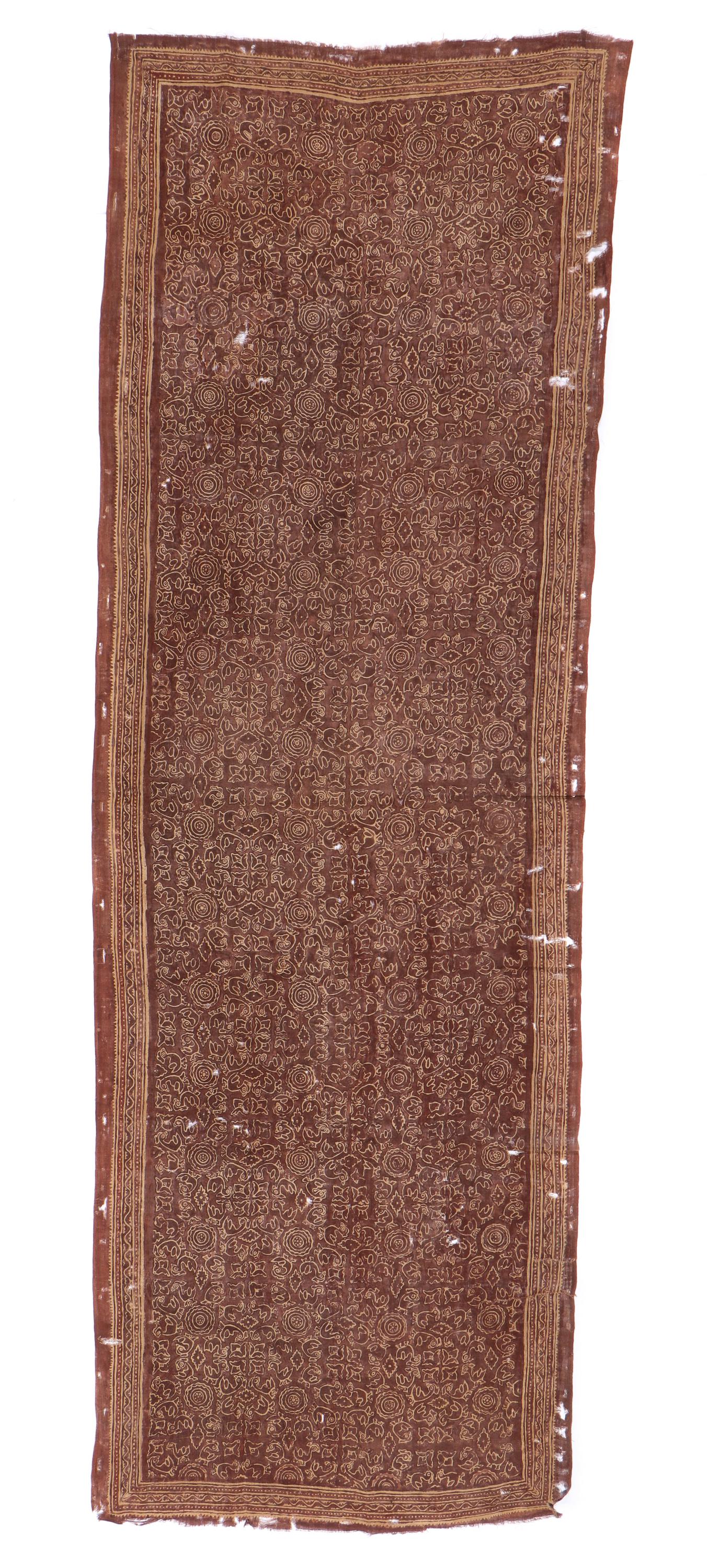 Resist Dyed Textile Wall Hanging, 19th c. or Earlier (1 of 10)