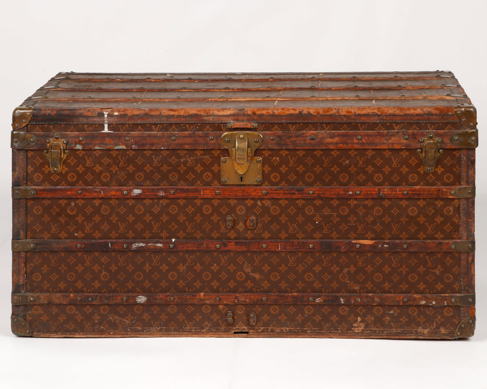 Early 20th c. Louis Vuitton Monogram Steamer Trunk (1 of 11)