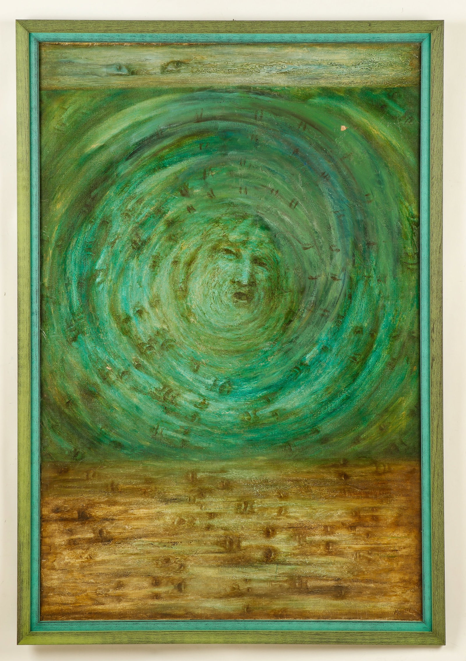 Expressionist Painting (20th c.) Oil on canvas (1 of 3)