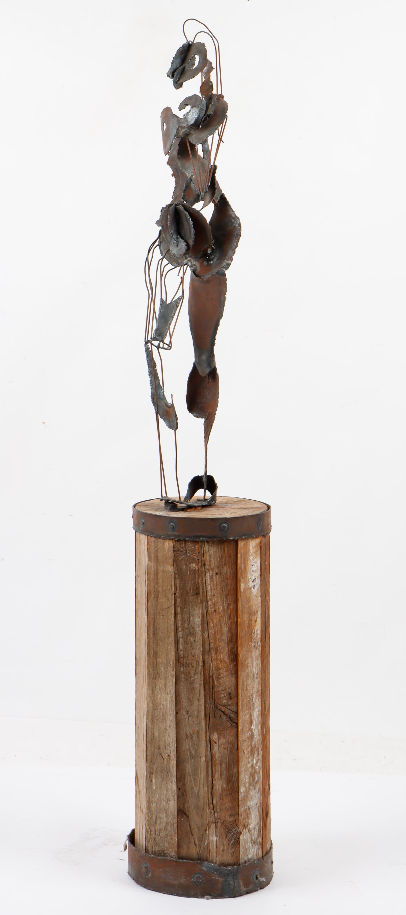 Modern Mixed Metal Figure Sculpture (1 of 7)