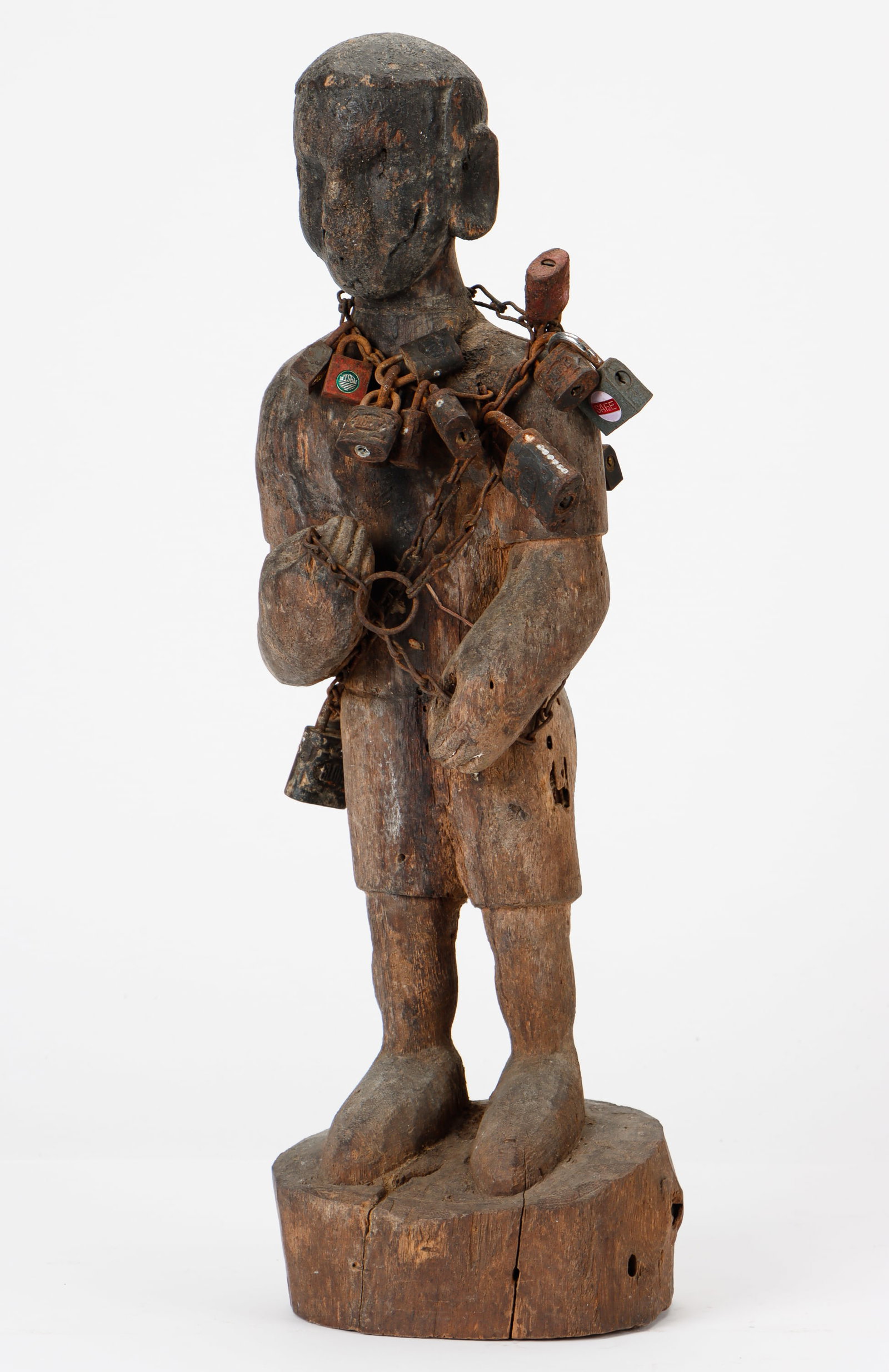 African Ewe Fetish, Vodoun, Togo: African Ewe Fetish, Vodoun, Togo. Size: 22.25'' x 7.25'' x 6.5'' (57 x 18 x 17 cm). Provenance: Ilene Wood Collection.