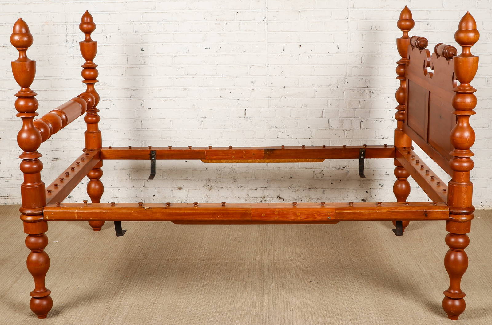 Antique American Four Post Wooden Rope Bed Auction