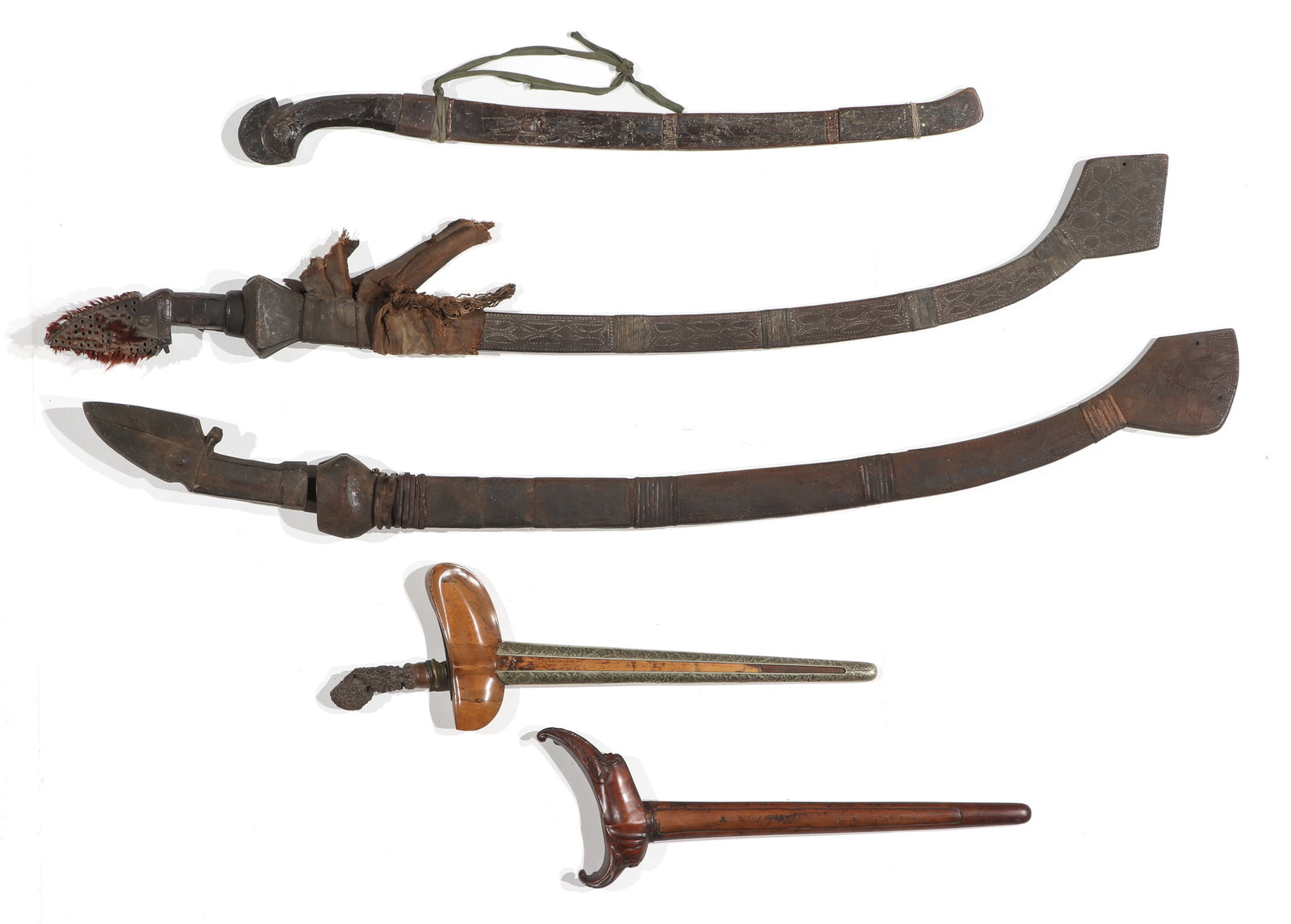 3 Sumatran Swords and 2 Kris Daggers (1 of 4)