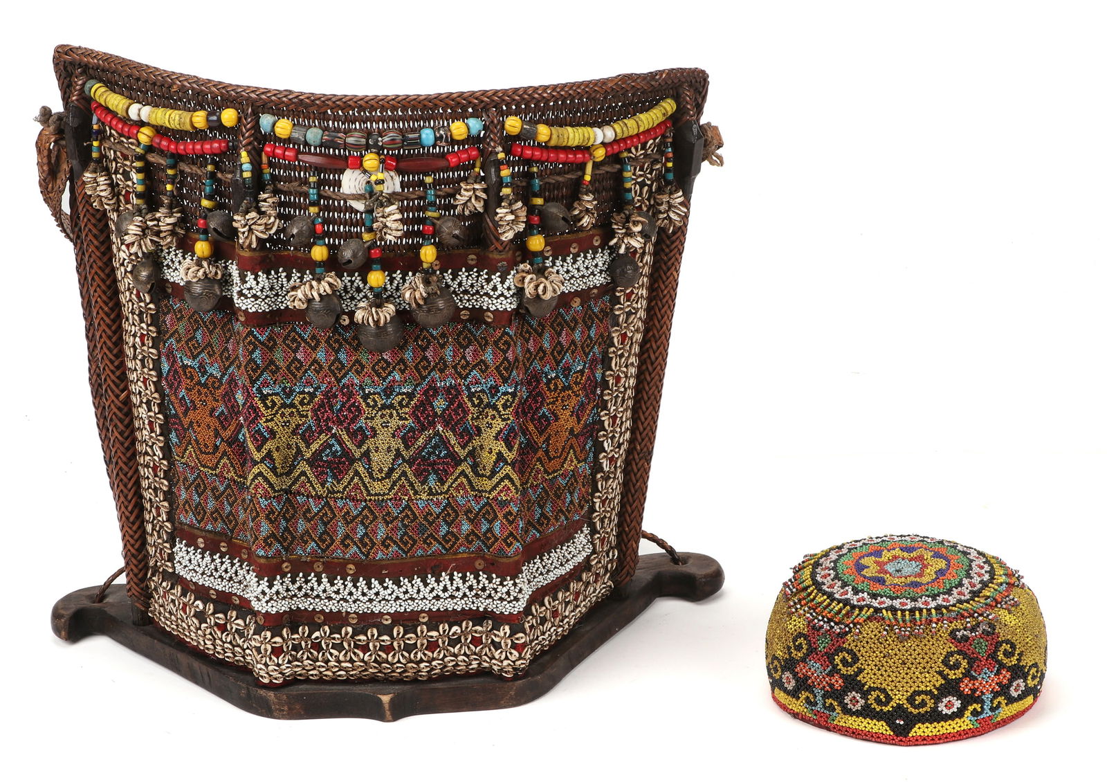 Dayak Baby Carrier and Hat (1 of 5)